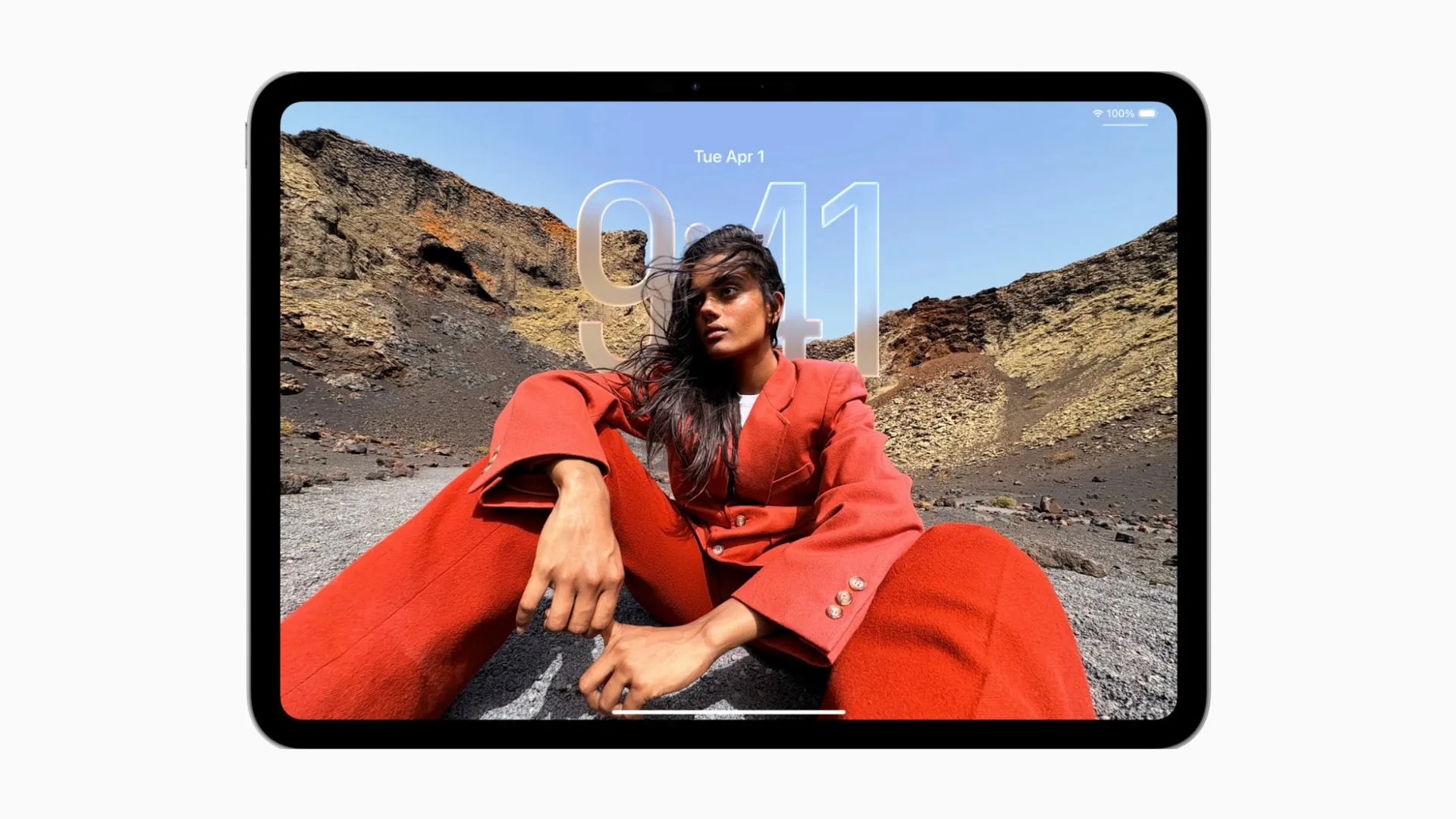 Ảnh chụp màn hình khóa iPadOS 26