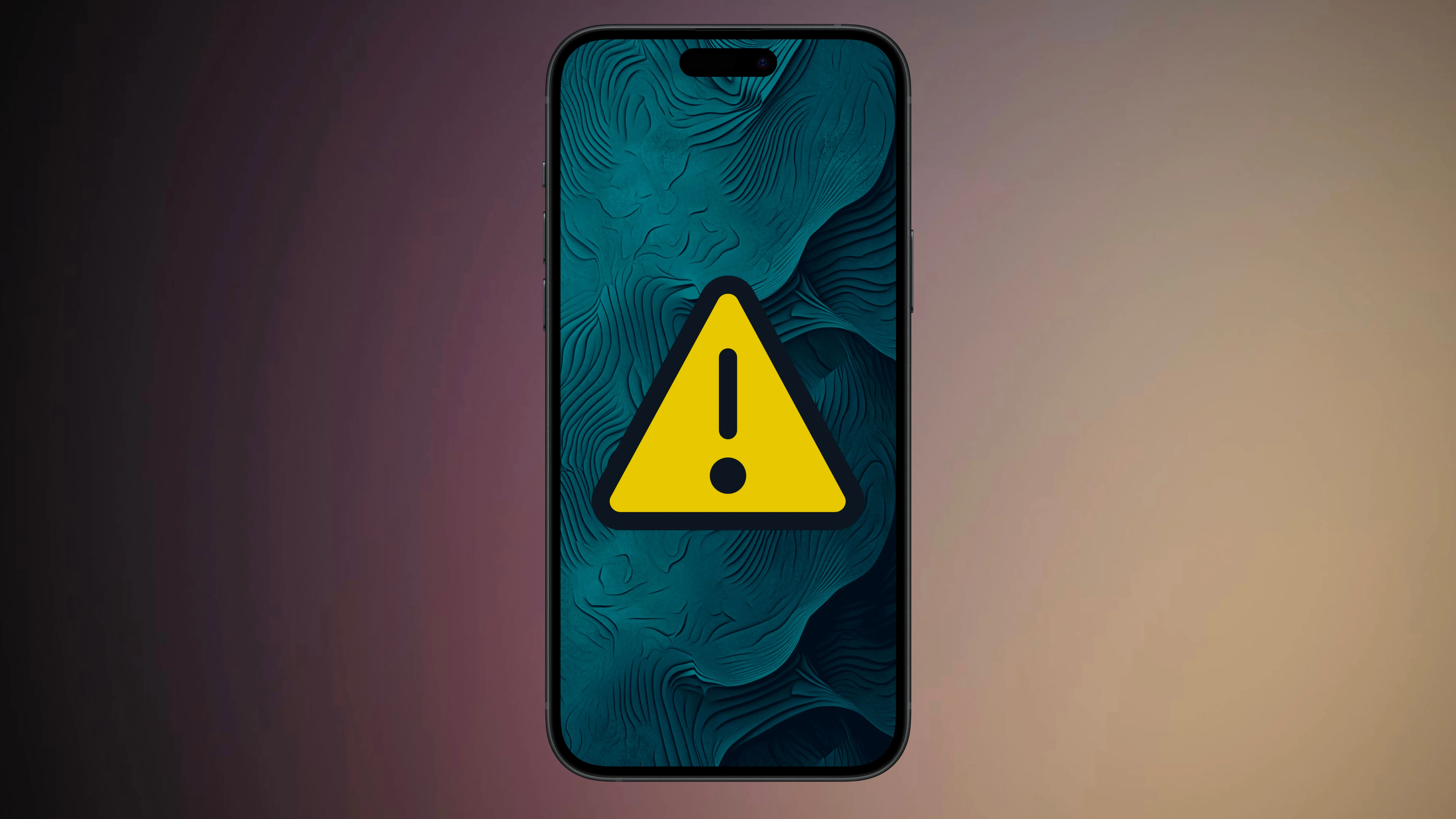 Biểu tượng cảnh báo trên màn hình iPhone