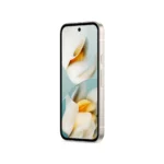 Điện thoại Google Pixel 9a màu trắng Porcelain hiển thị mặt trước