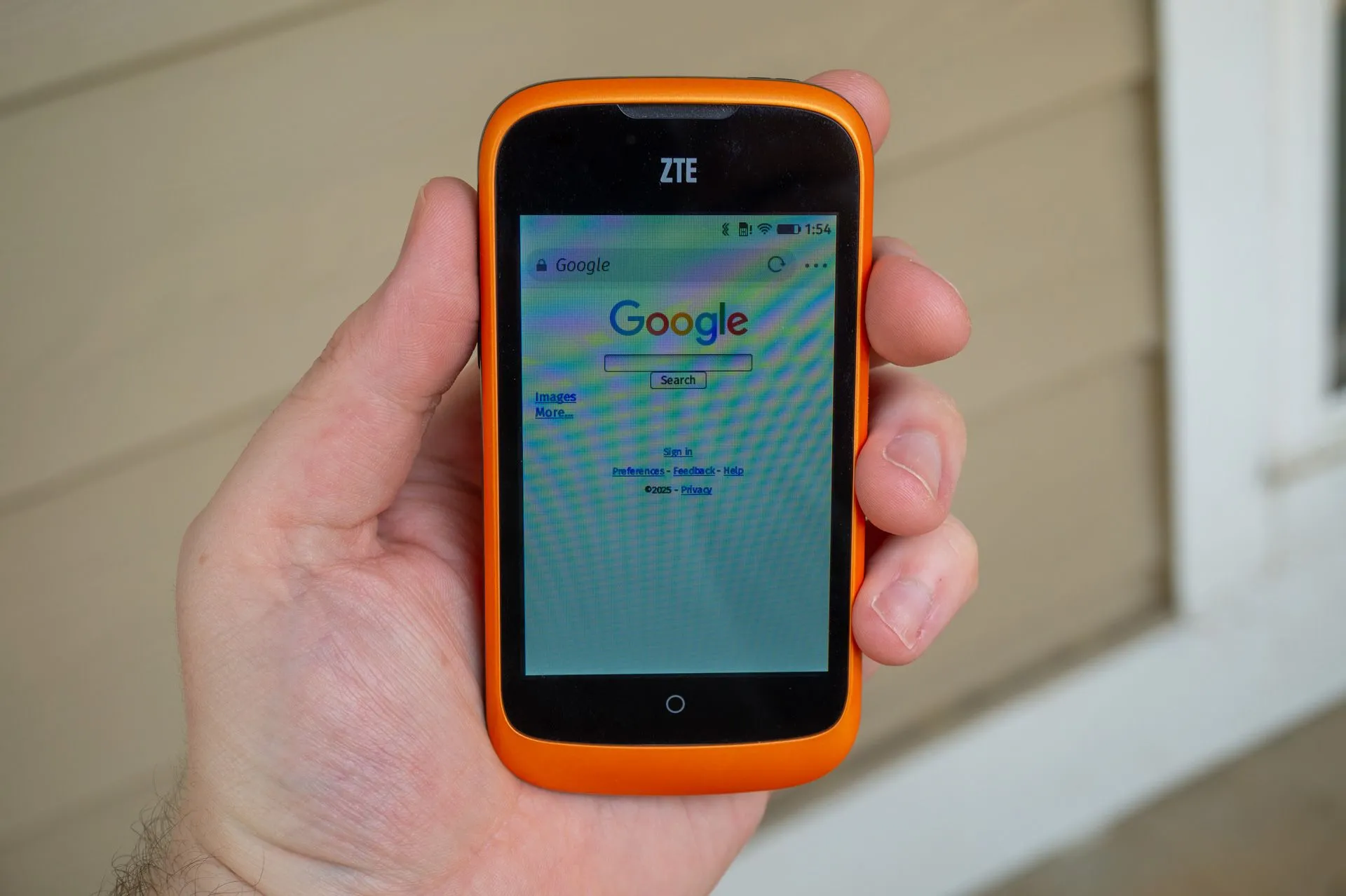 Giao diện cài đặt trên điện thoại chạy Firefox OS
