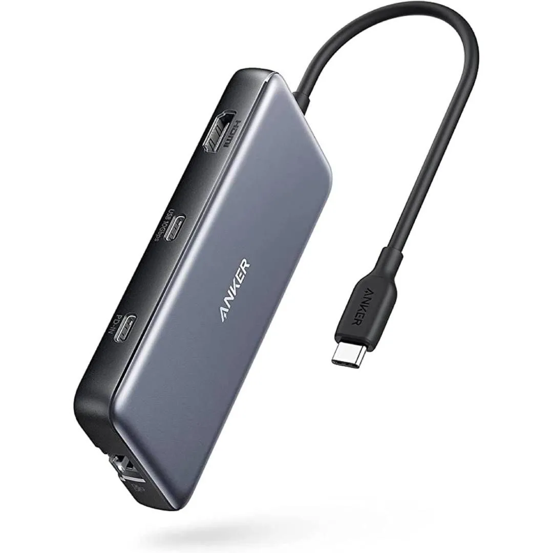Hình ảnh thực tế hub USB-C Anker 555 8-in-1.