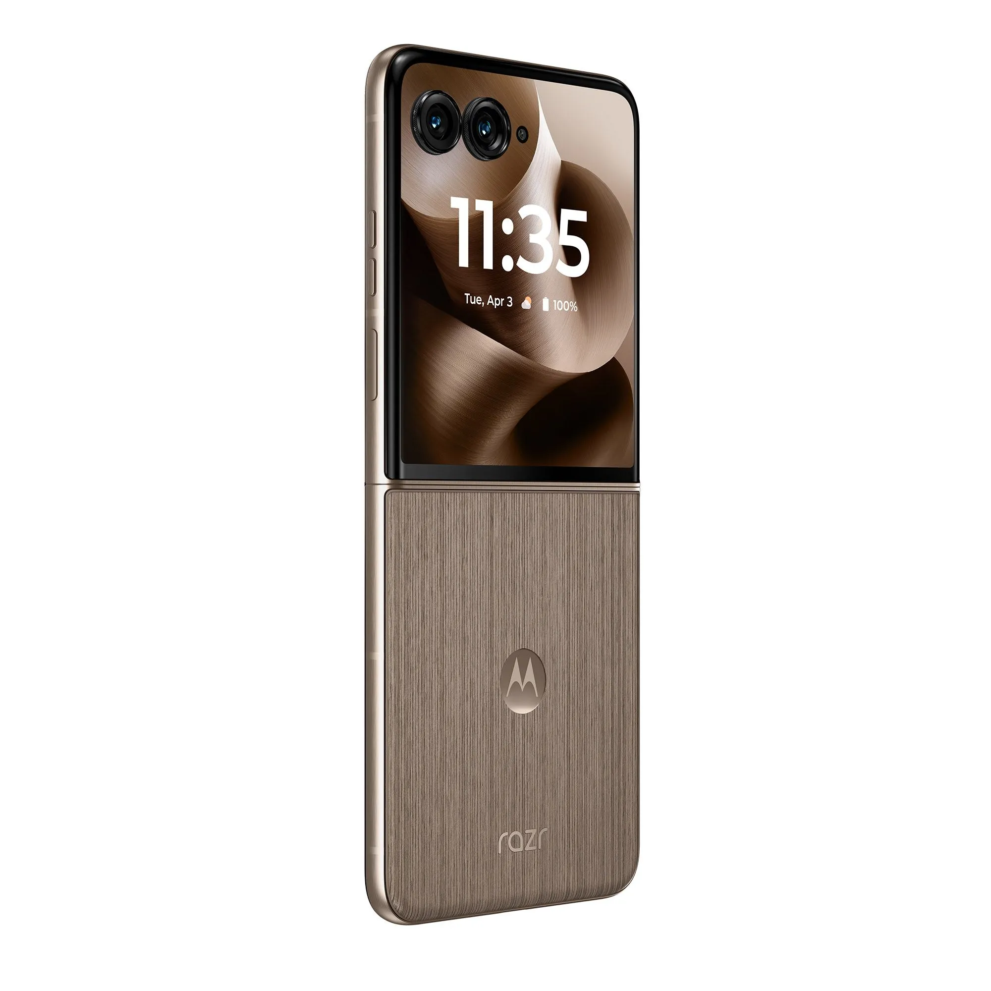 Mặt lưng điện thoại gập Motorola Razr Ultra 2025 phiên bản màu Pantone Mountain Trail