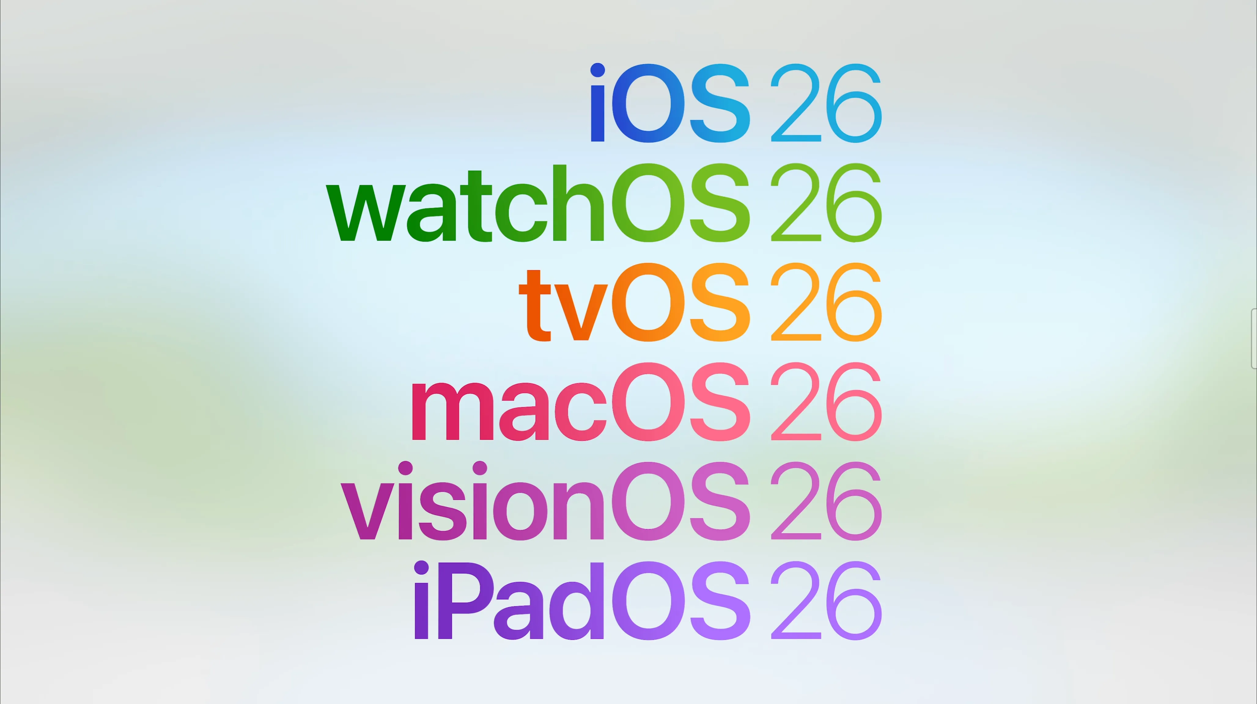 Quy ước đặt tên mới cho iOS 26 và macOS 26 theo năm ra mắt