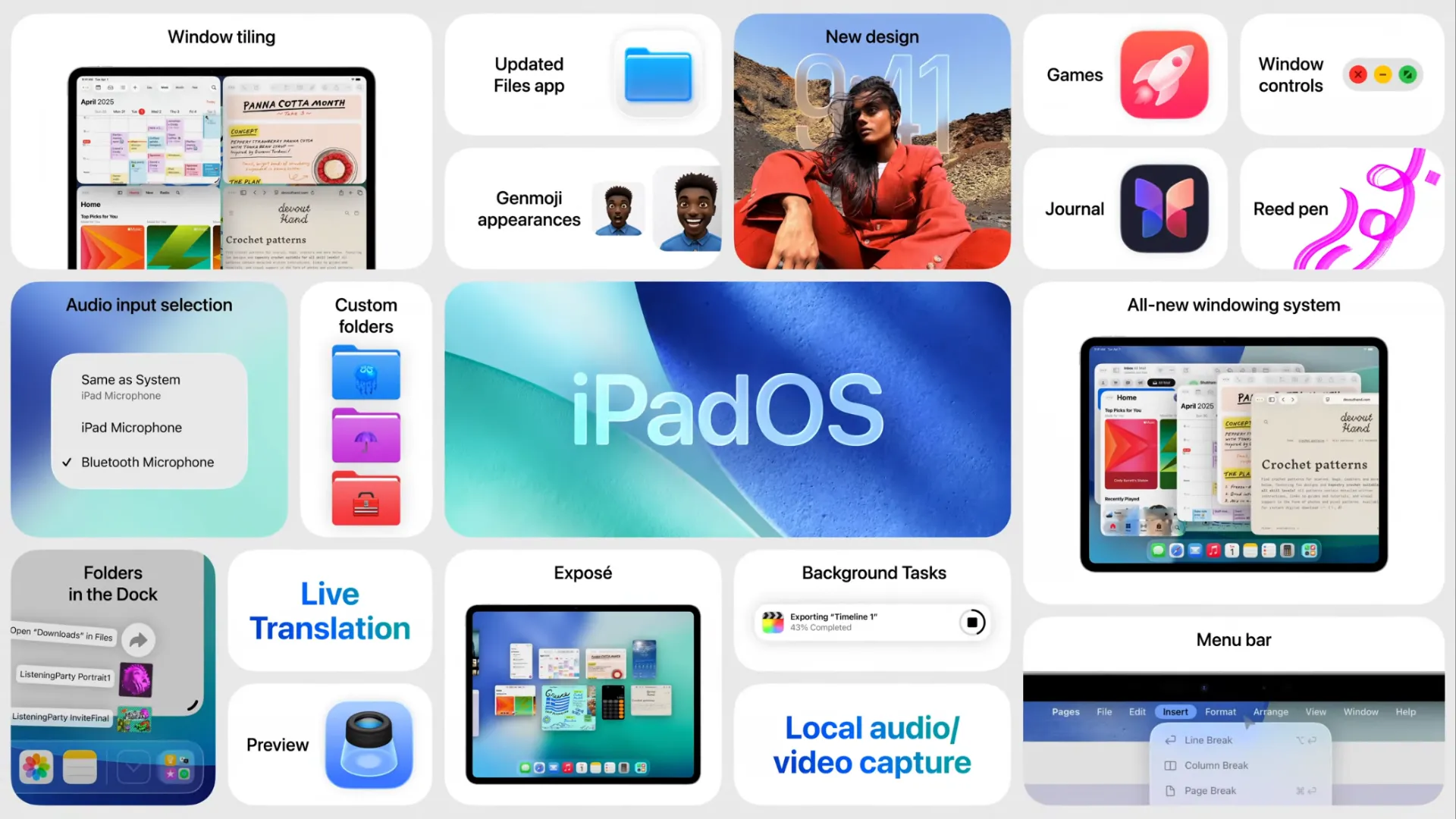 Tổng hợp các tính năng mới nổi bật được giới thiệu trên iPadOS 26.