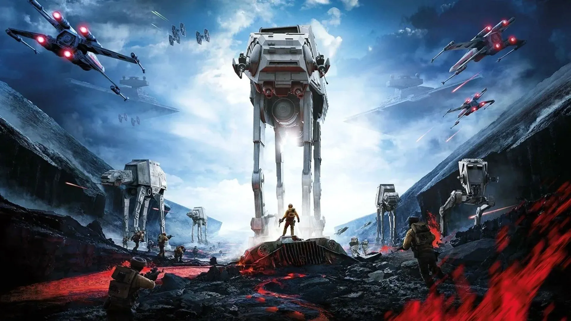 Bìa game Star Wars Battlefront của EA phát hành năm 2015