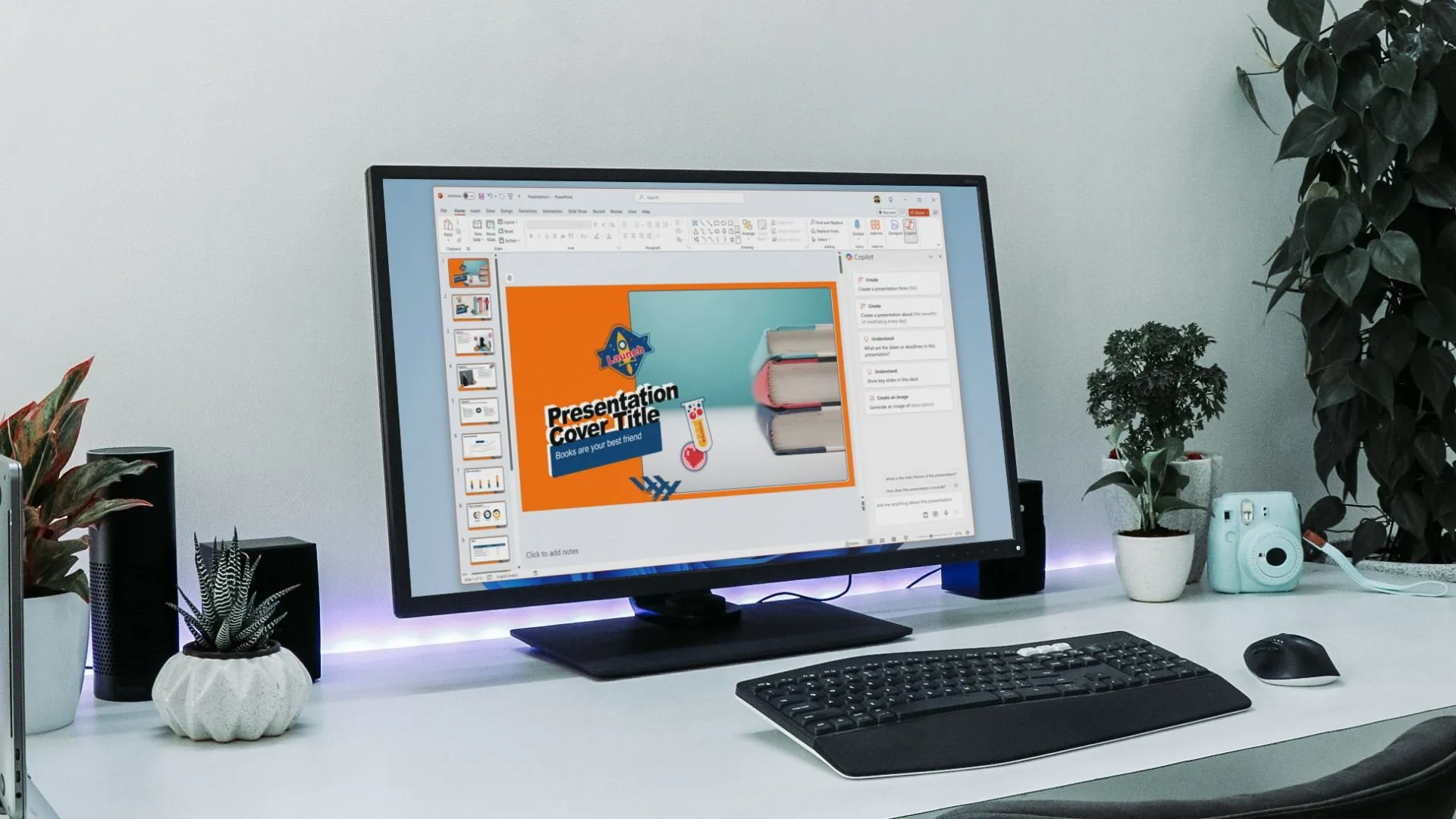 Cách sử dụng Copilot trong PowerPoint để tạo bài thuyết trình tự động