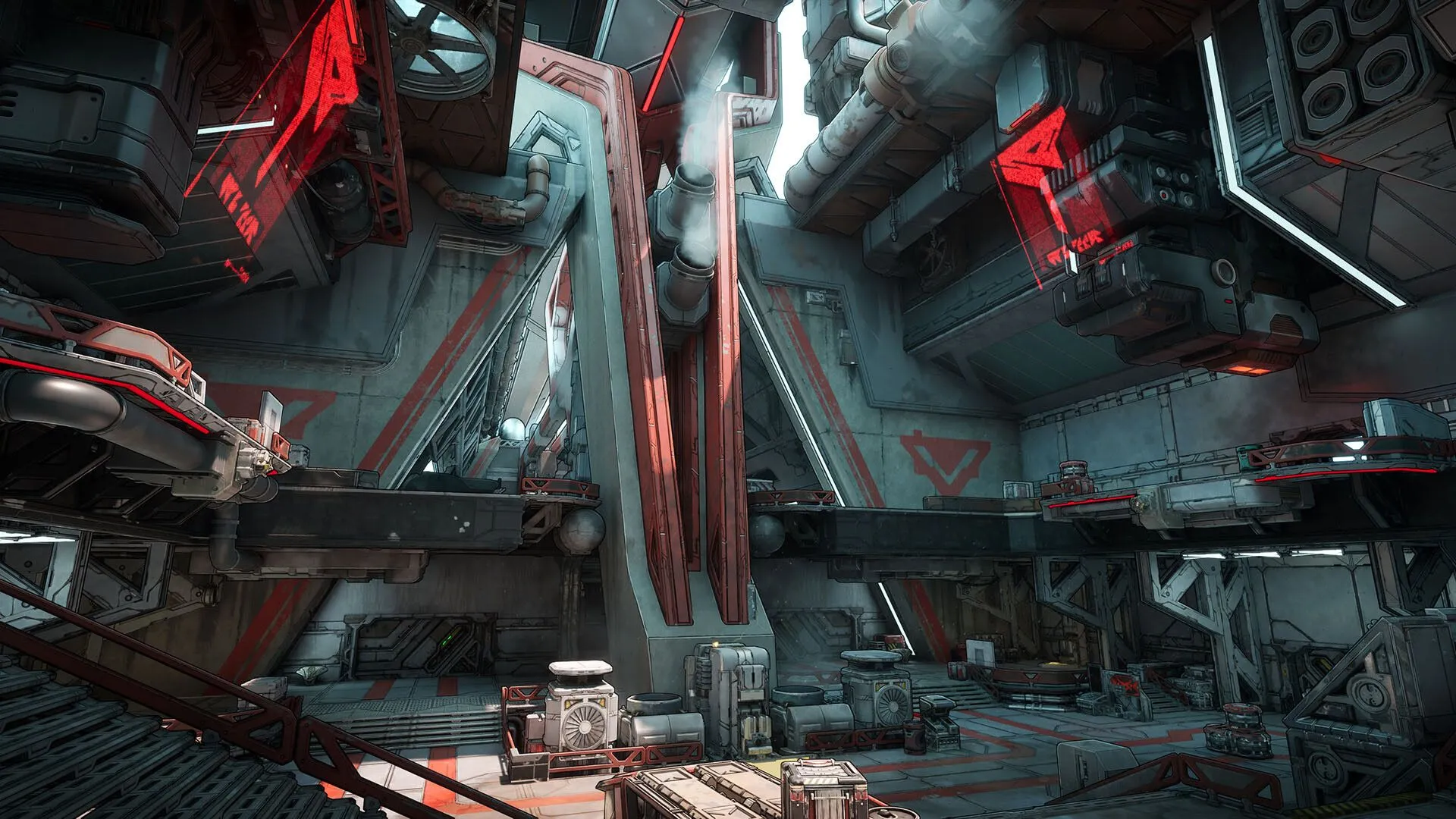 Cảnh bắn súng trong Borderlands 4 với khẩu súng độc lạ, nhấn mạnh sự đa dạng vũ khí
