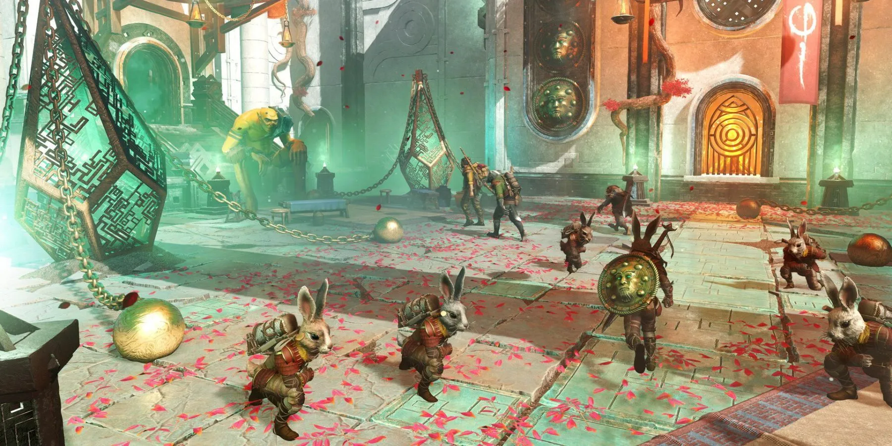 Cộng đồng người thỏ trong Light No Fire, cho thấy sự đa dạng của các nền văn minh trong game