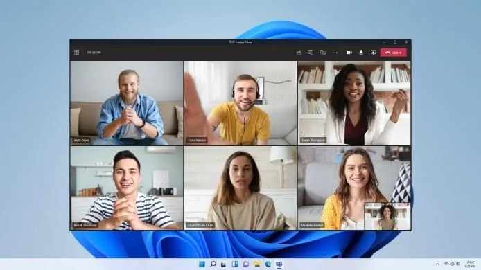 Giao diện cuộc họp Microsoft Teams trong môi trường Windows 11, nơi tính năng hẹn giờ đếm ngược sắp được tích hợp để hỗ trợ quản lý thời gian.