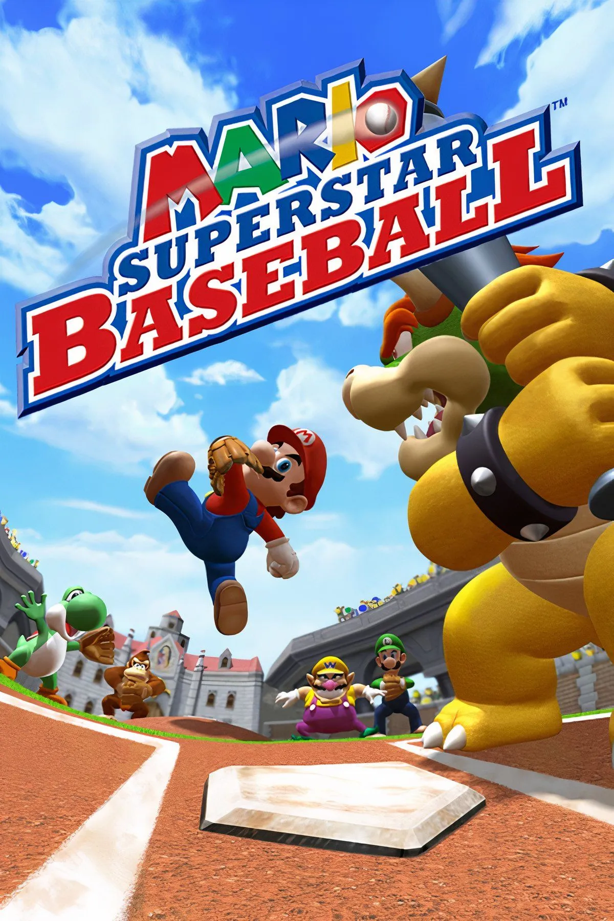 Hình ảnh tổng hợp các tựa game thể thao Mario cũ trên GameCube