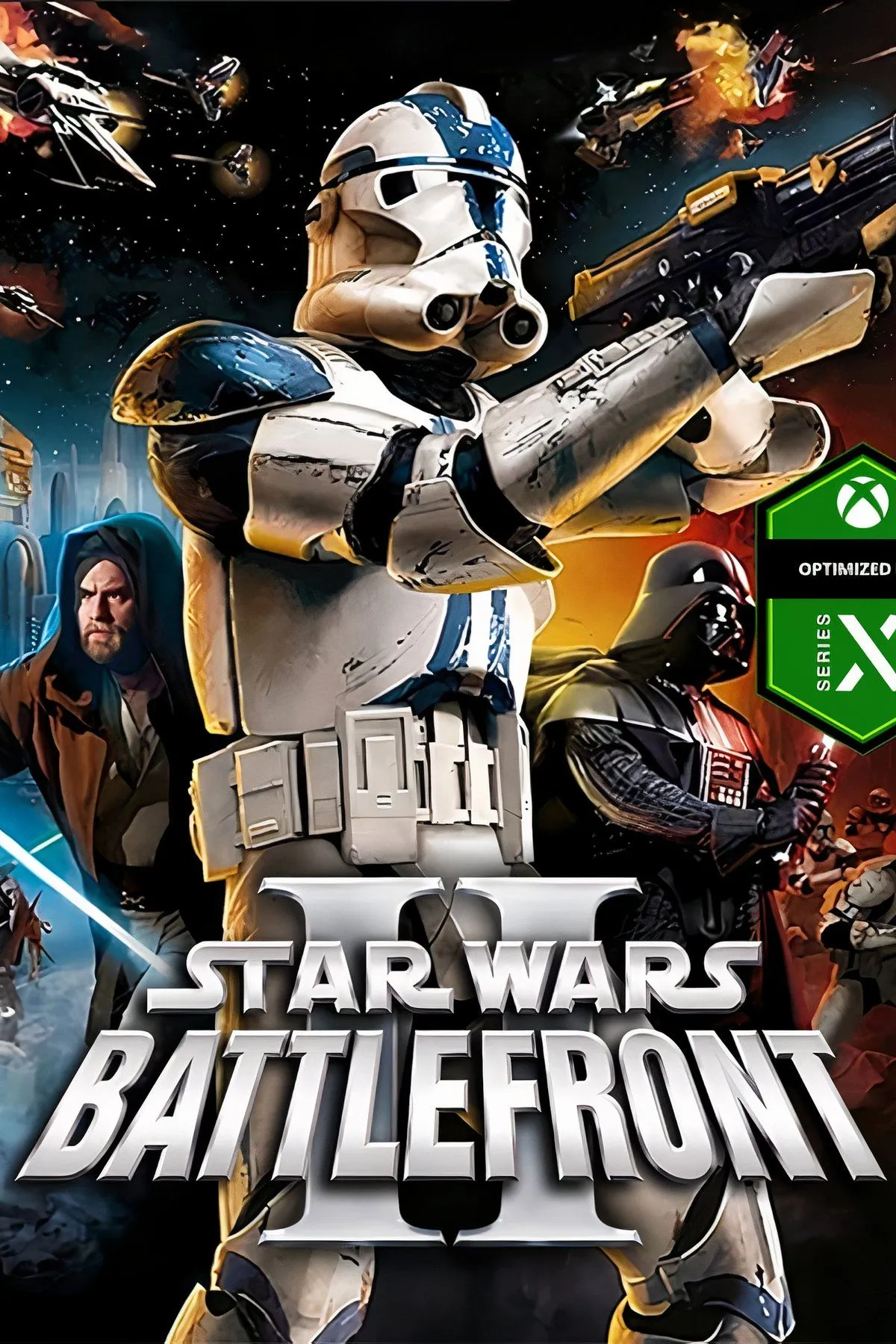 Hình ảnh tổng hợp từ loạt game Star Wars: Battlefront, minh họa cho phiên bản thứ ba bị hủy trên Xbox 360