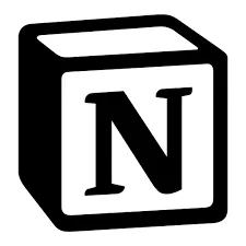 Logo và giao diện của Notion, biểu tượng cho một nền tảng quản lý kiến thức và công việc đa năng, được nhiều người dùng ưa chuộng bởi sự linh hoạt và tính cộng đồng mạnh mẽ.