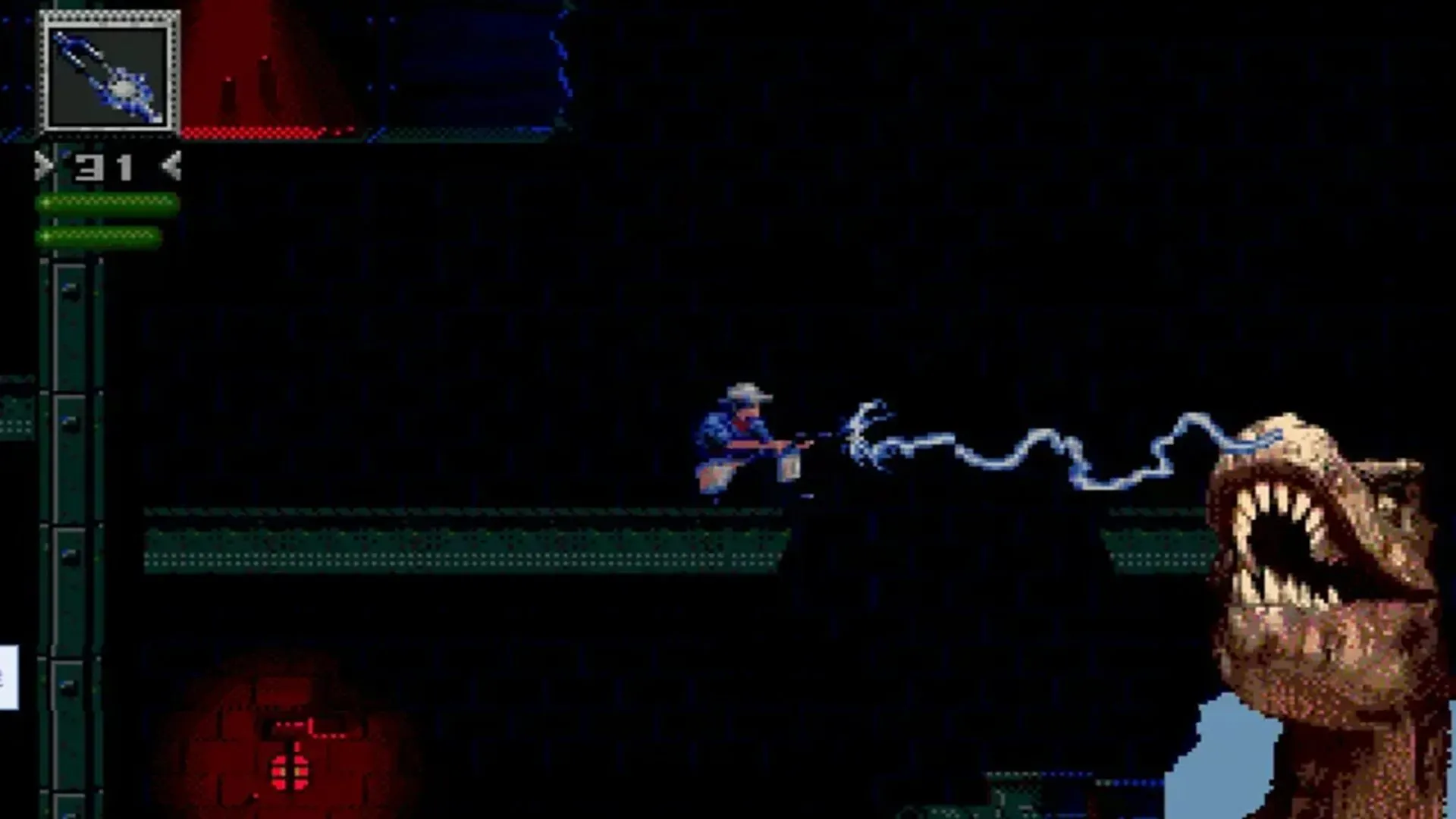 Một cảnh gameplay từ Jurassic Park.