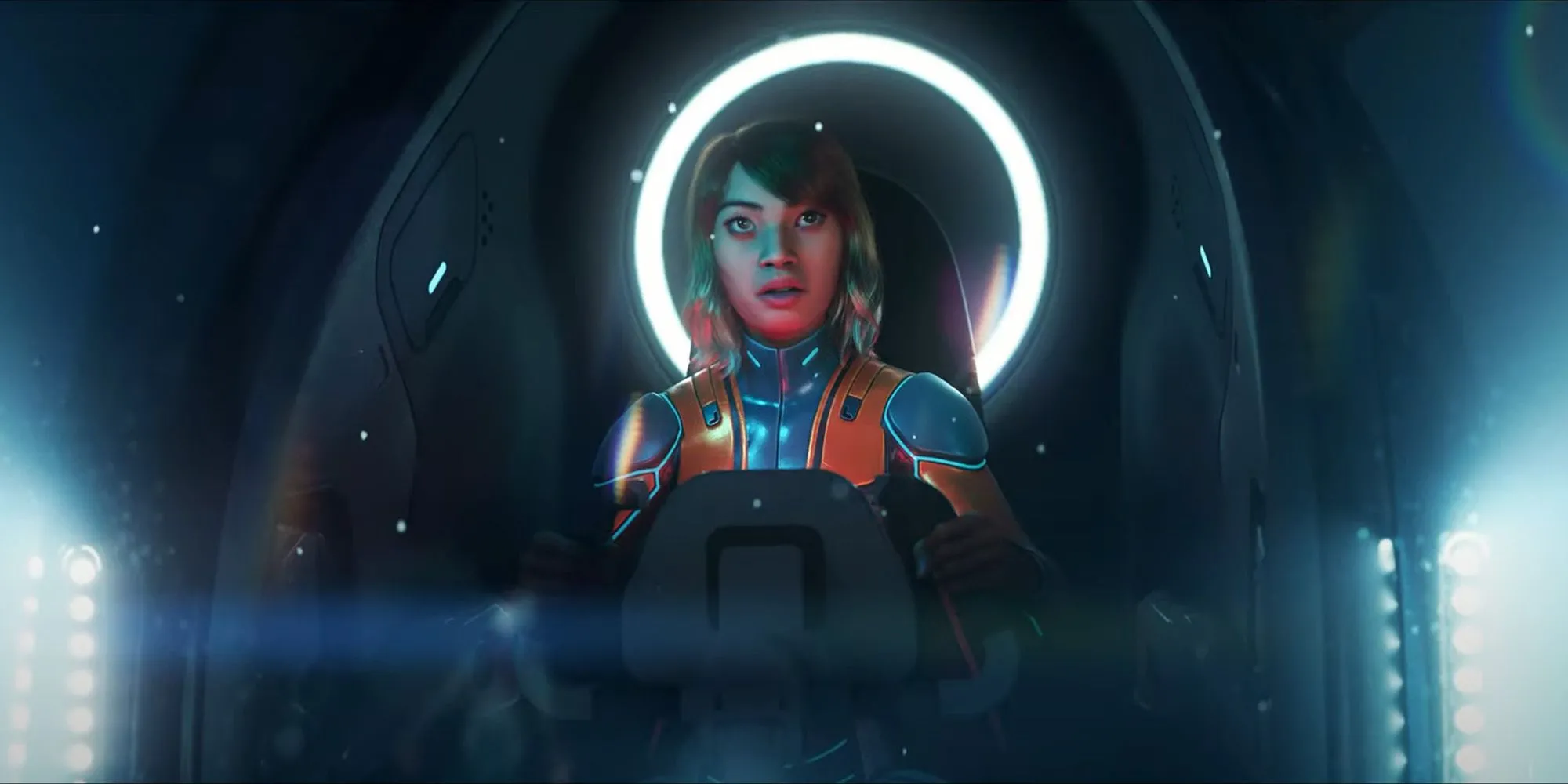 Nhân vật người chơi cùng NPC trong Subnautica 2, minh họa tính năng co-op và khám phá thế giới dưới nước