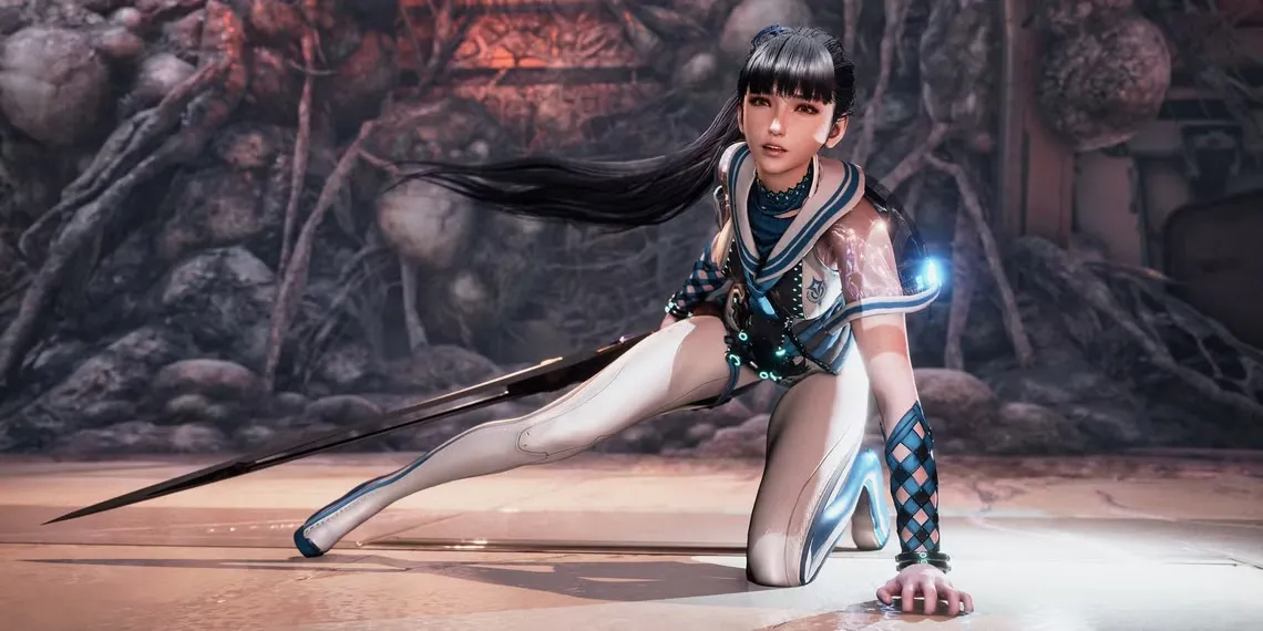 Nữ nhân vật chính Eve của Stellar Blade với tạo hình ấn tượng, biểu tượng của game hành động phong cách