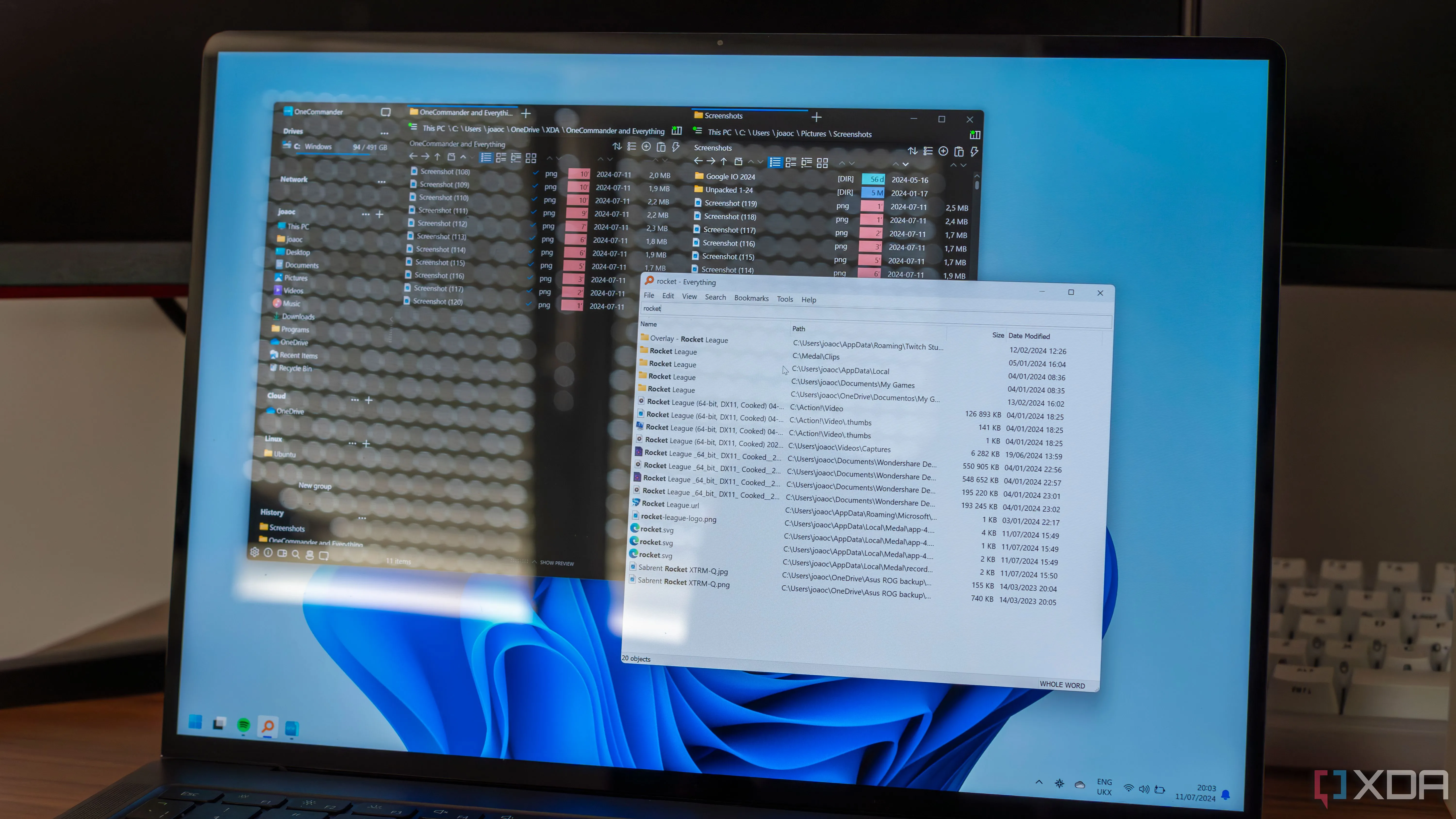 OneCommander và Everything, các ứng dụng quản lý tệp tin và tìm kiếm thay thế trên Windows 11