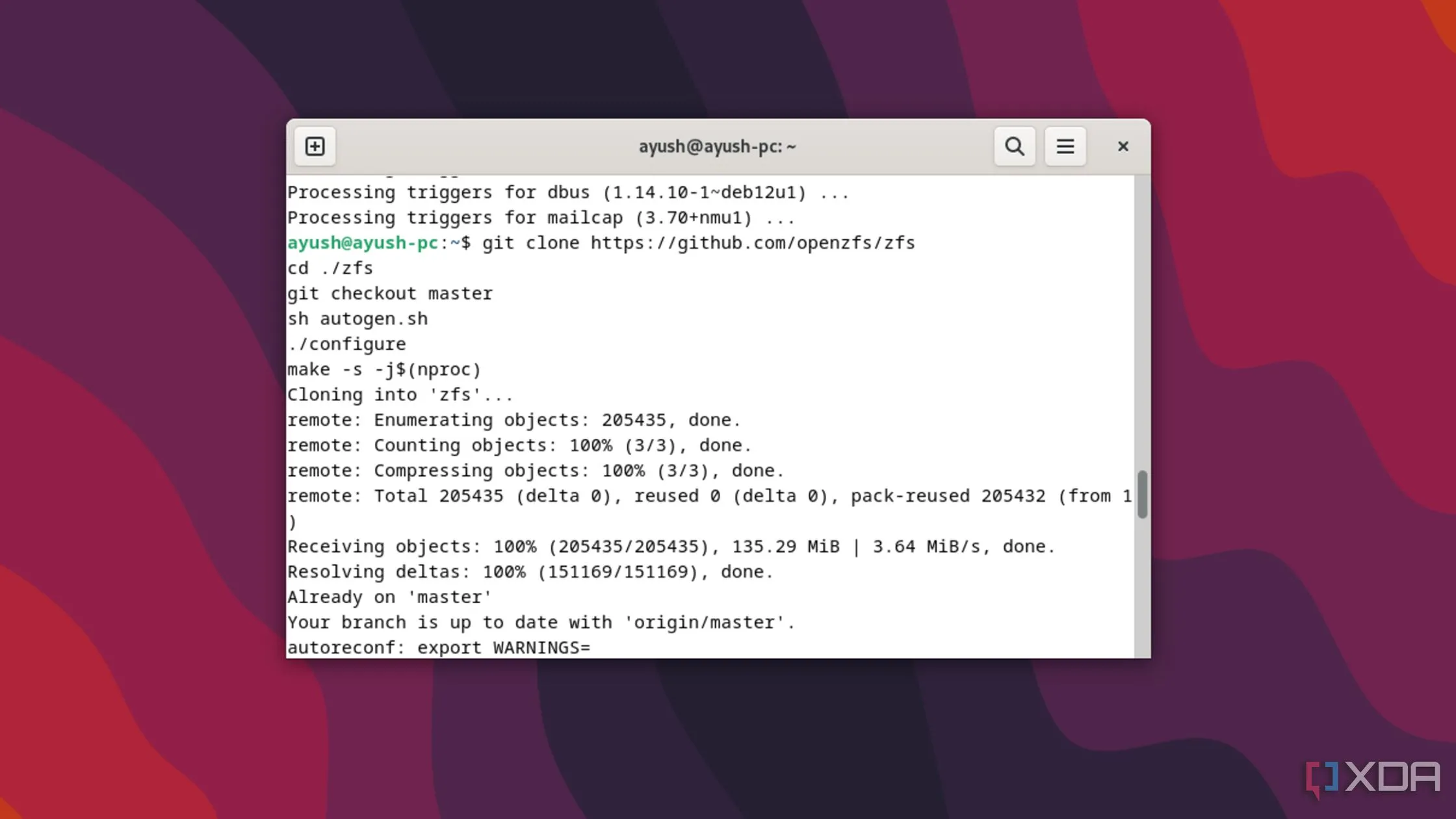 Quá trình cài đặt hệ thống tệp ZFS trên Debian Linux, tối ưu cho NAS và máy chủ