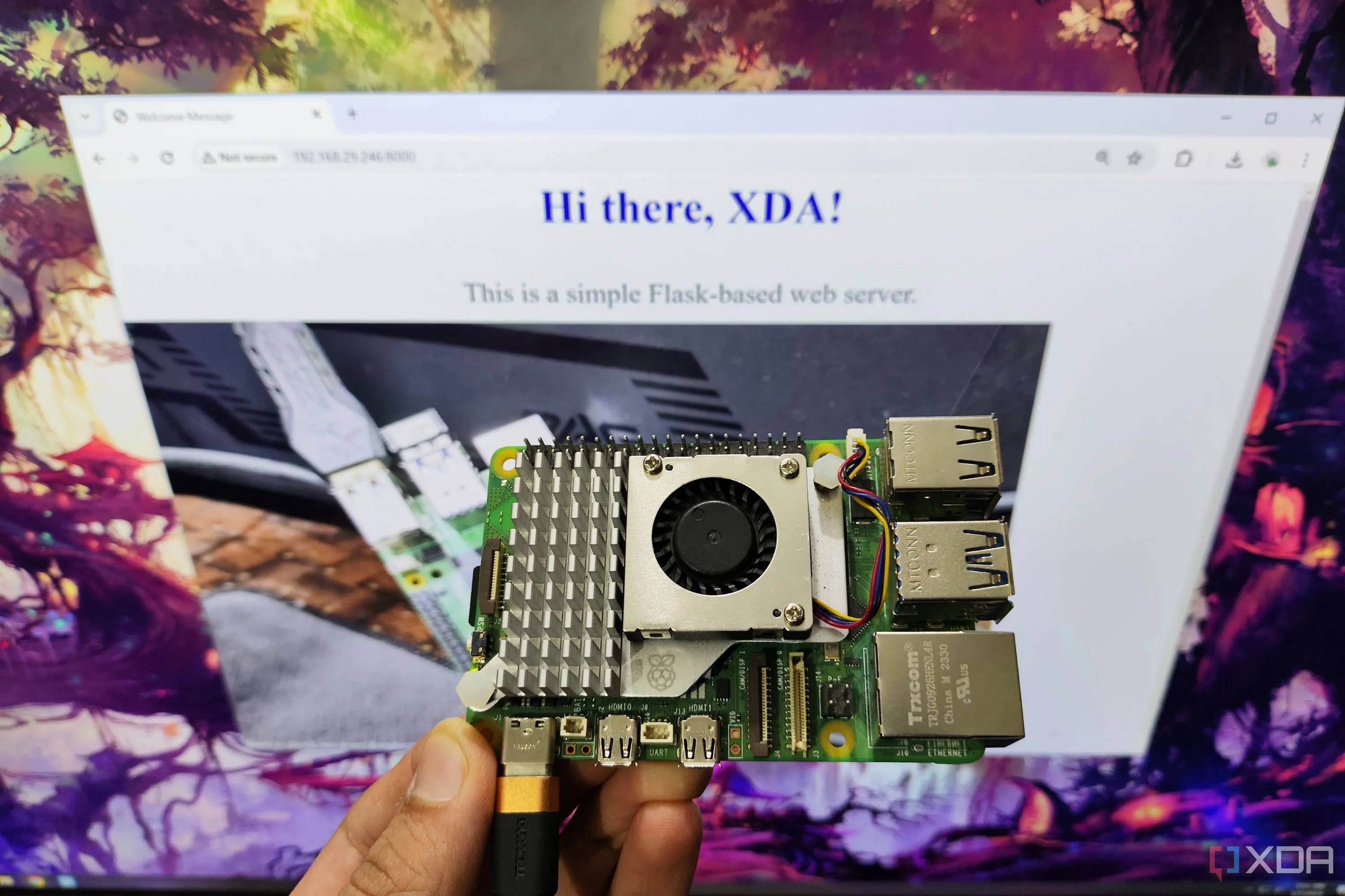 Raspberry Pi hoạt động như một máy chủ web, lý tưởng để thử nghiệm ứng dụng Flask.