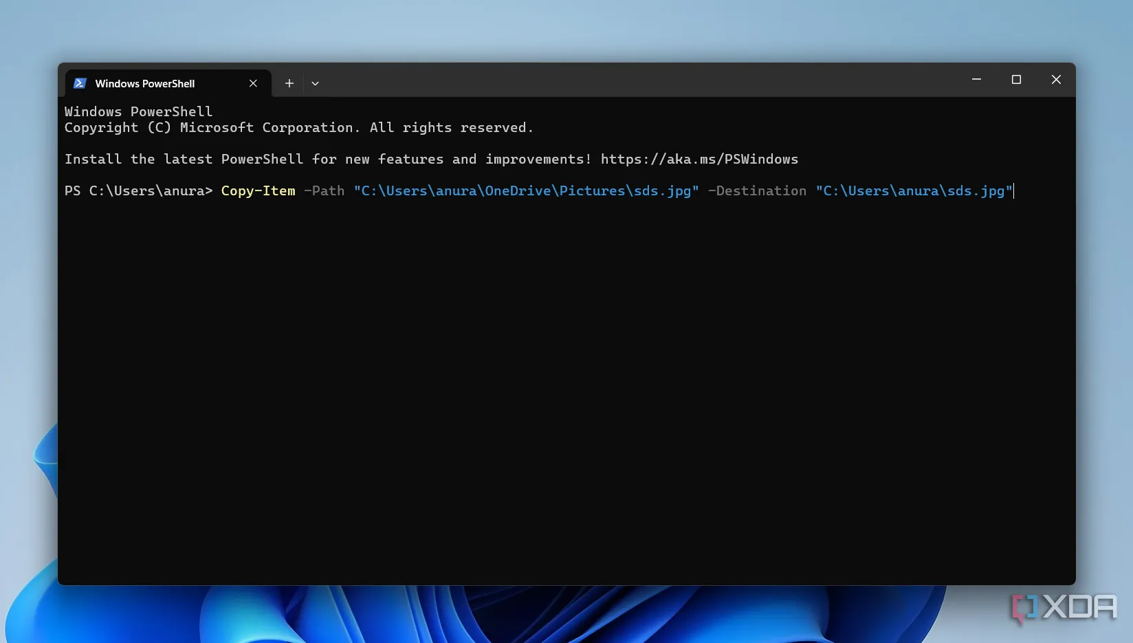 Sao chép file và thư mục bằng lệnh Copy-Item PowerShell