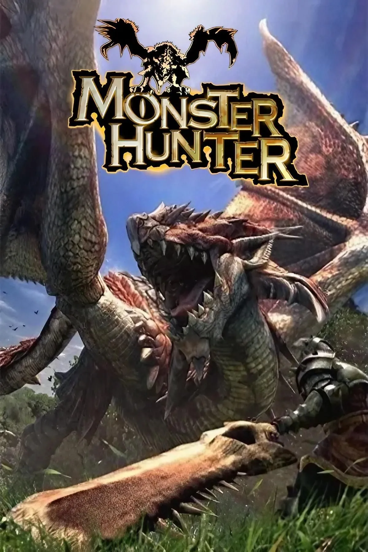 Thợ săn quái vật trong cảnh chiến đấu hoành tráng trong Monster Hunter