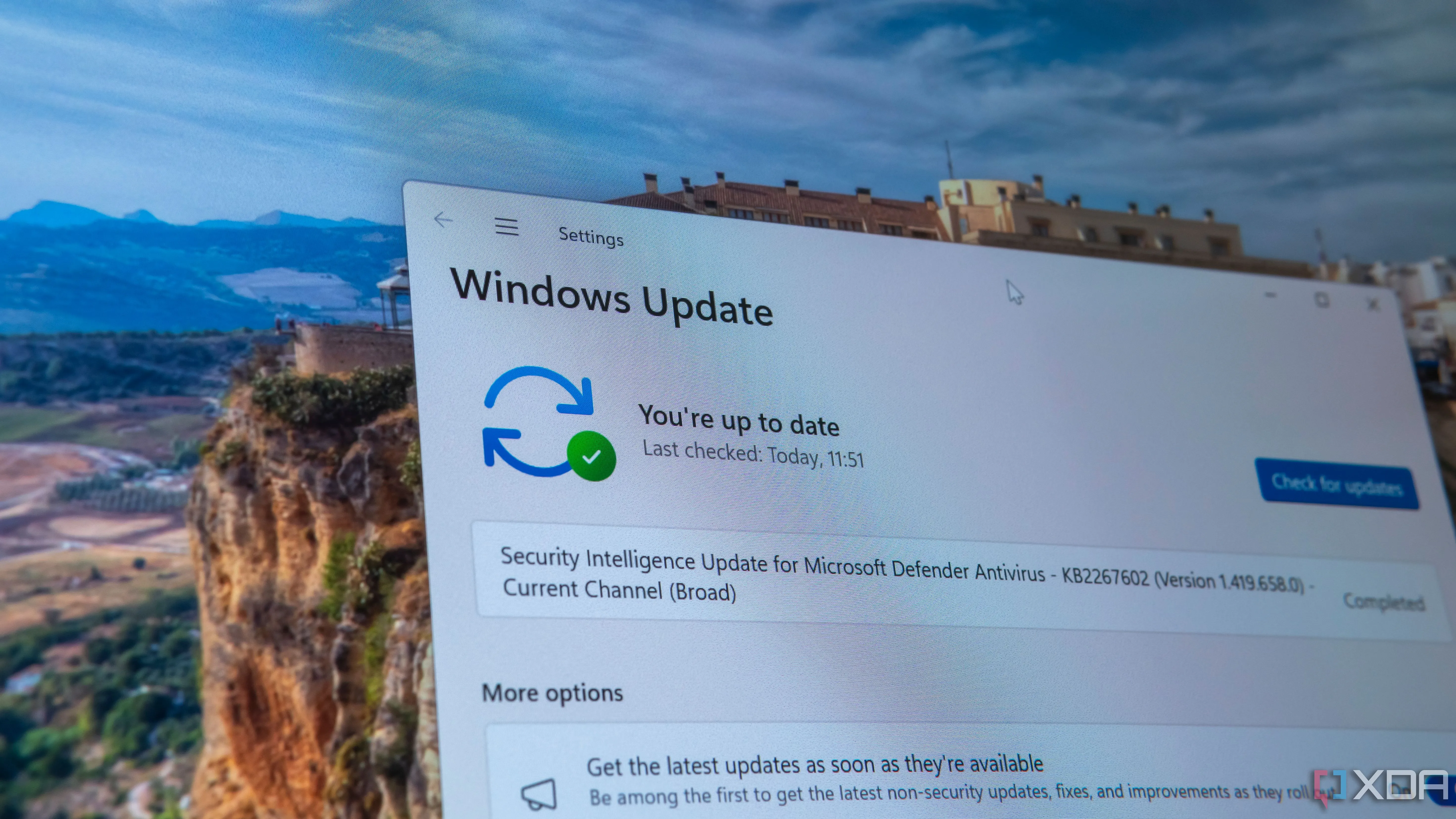 Trang Windows Update trên Windows 11, hiển thị số lượng bản cập nhật liên tục trong chương trình Windows Insider