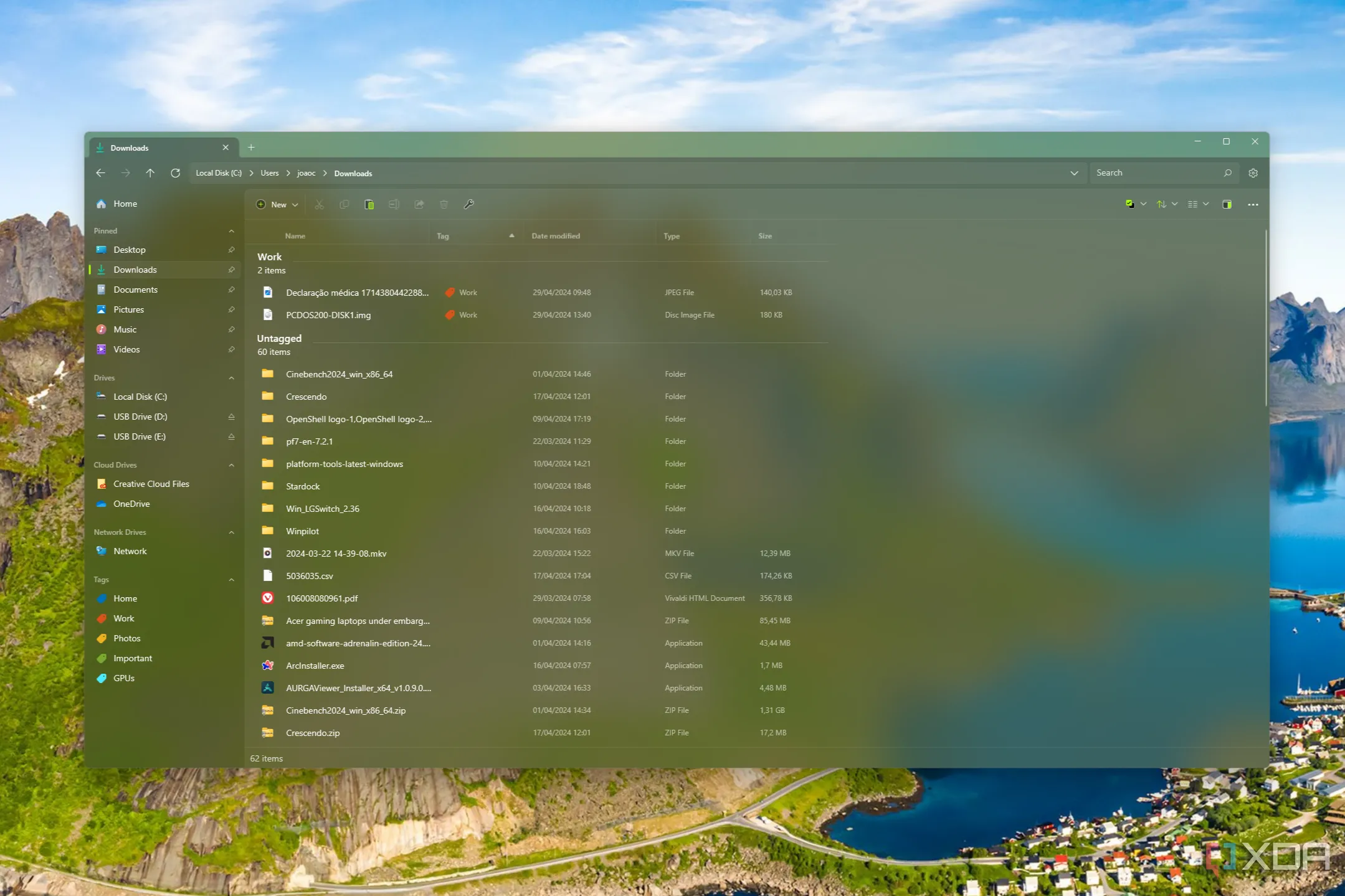 Ứng dụng Files thay thế File Explorer với giao diện hiện đại và tùy chỉnh màu sắc trên Windows 11