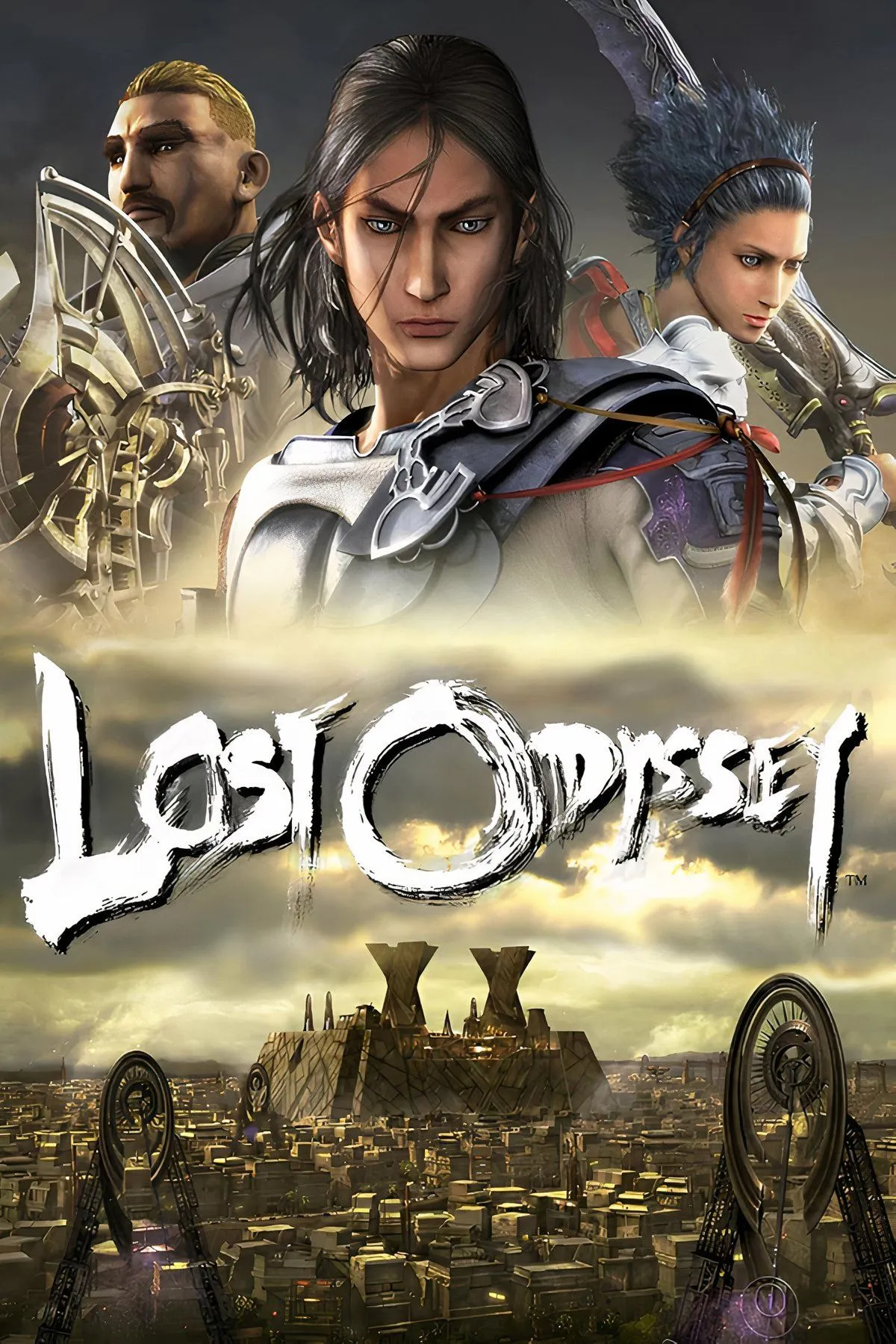 Ảnh bìa game Lost Odyssey, một JRPG kinh điển trên Xbox 360 với phong cách đồ họa giả tưởng