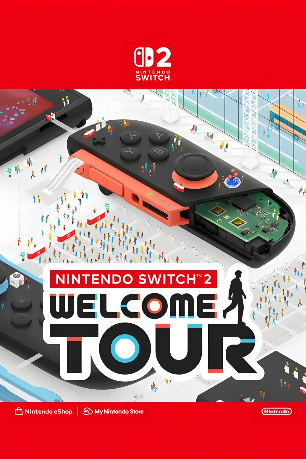 Ảnh bìa game Nintendo Switch 2 Welcome Tour, minh họa giao diện và chủ đề giới thiệu console.