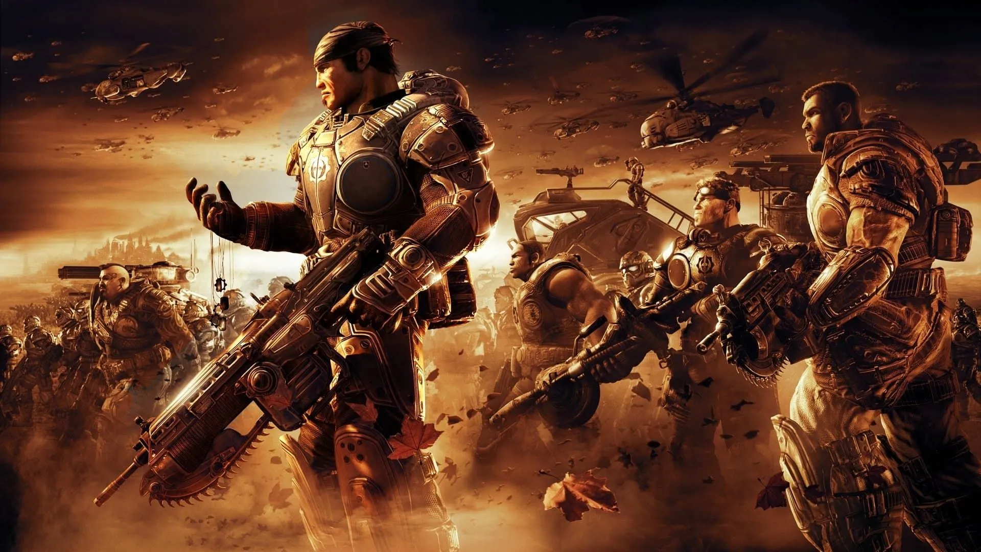Ảnh bìa kinh điển của Gears of War 2, gợi nhắc về khả năng ra mắt Gears of War Collection đa nền tảng.