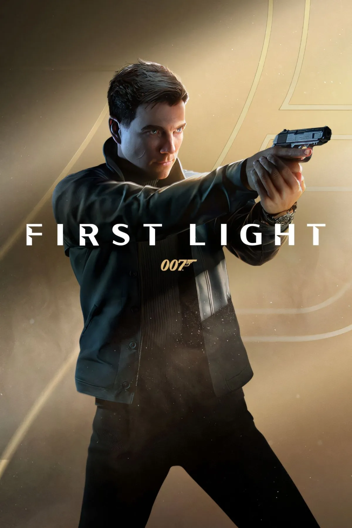 Ảnh bìa trang tag của 007 First Light, thể hiện phong cách điệp viên hiện đại và kịch tính