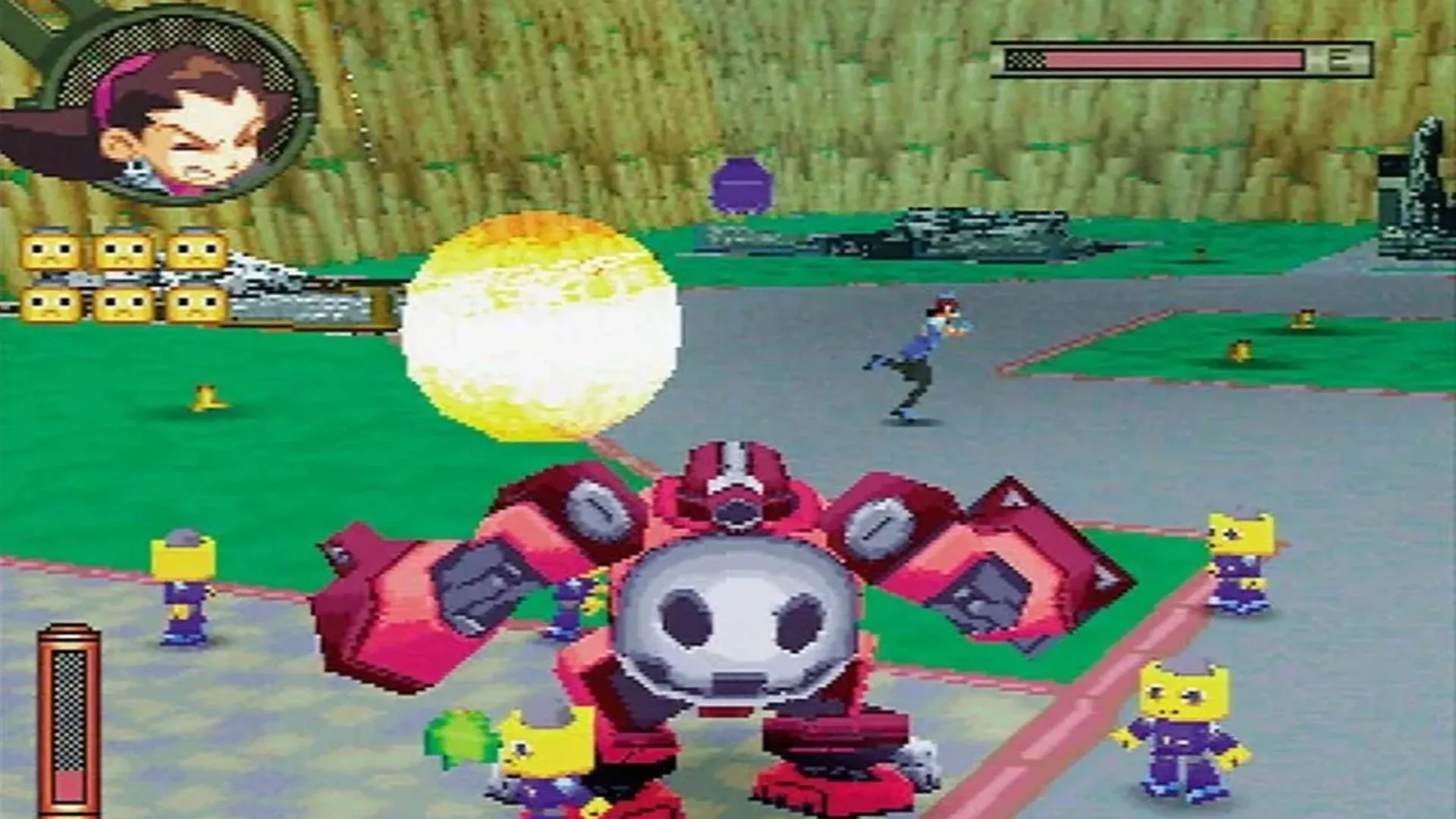 Ảnh chụp màn hình gameplay từ The Misadventures of Tron Bonne