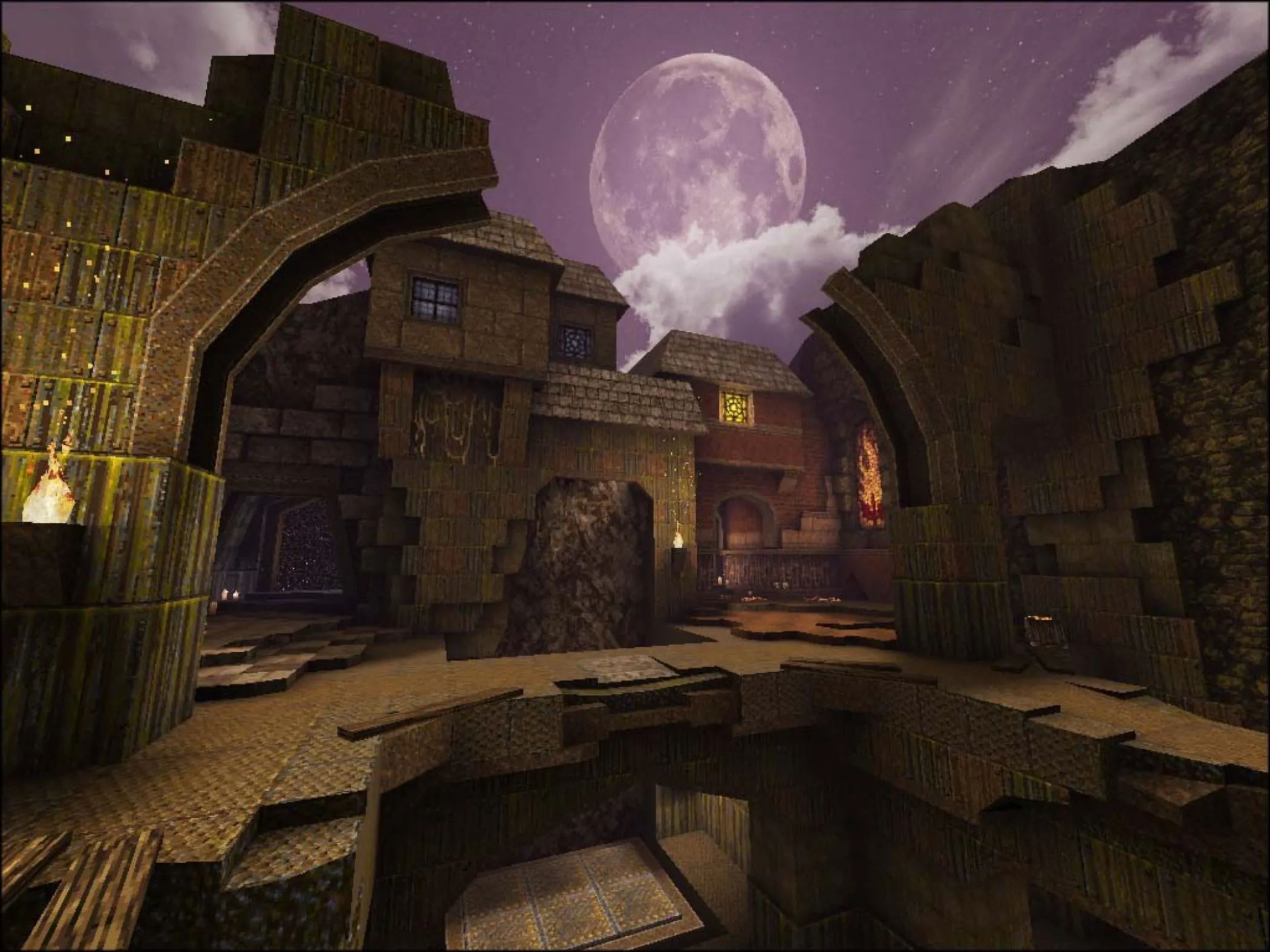 Ảnh chụp màn hình mod Quake Arcane Dimensions với đồ họa và cấp độ mới
