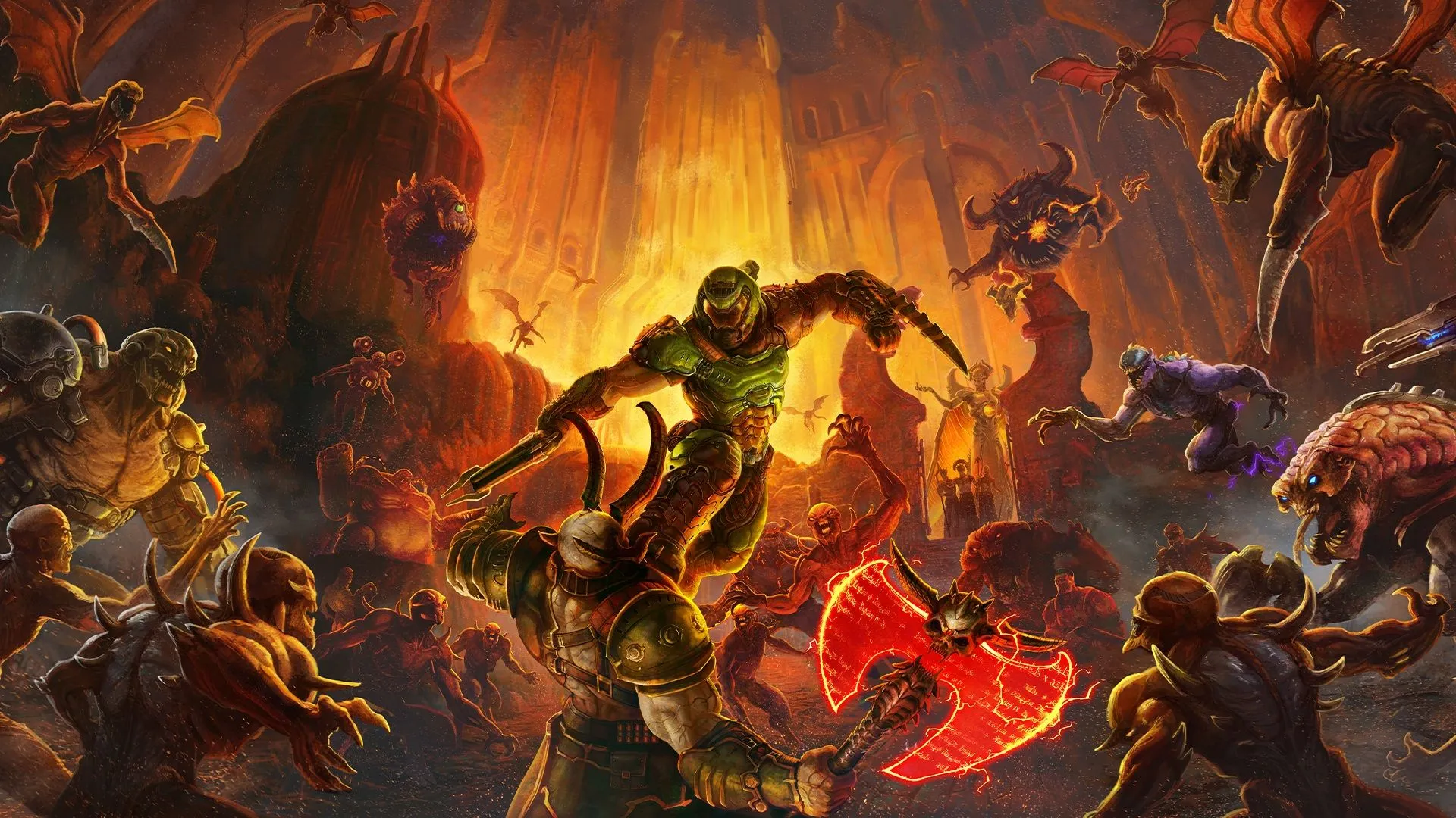 Ảnh minh họa Doom Eternal, series game Doom đình đám