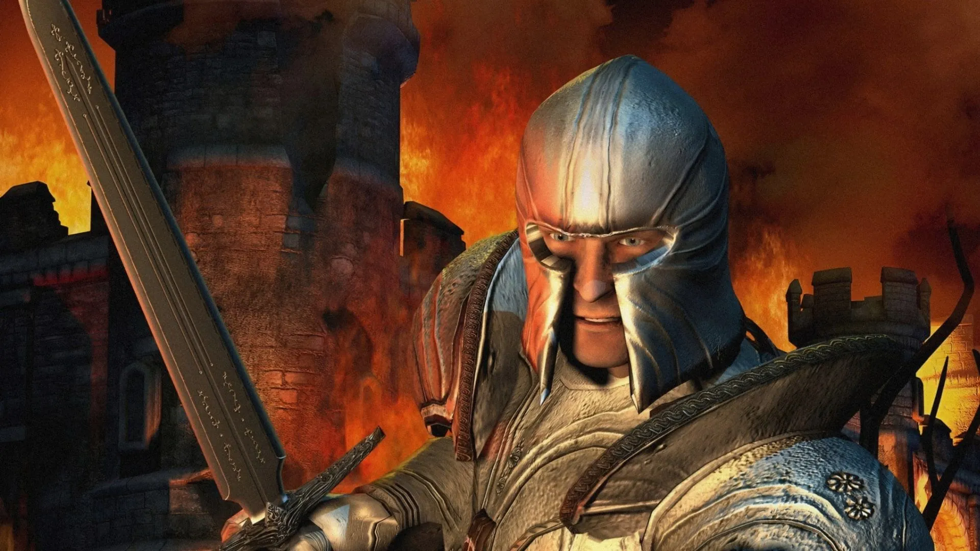 Ảnh nghệ thuật của game nhập vai The Elder Scrolls IV Oblivion, biểu tượng cho phiên bản gốc được kỳ vọng sẽ có bản Remake.