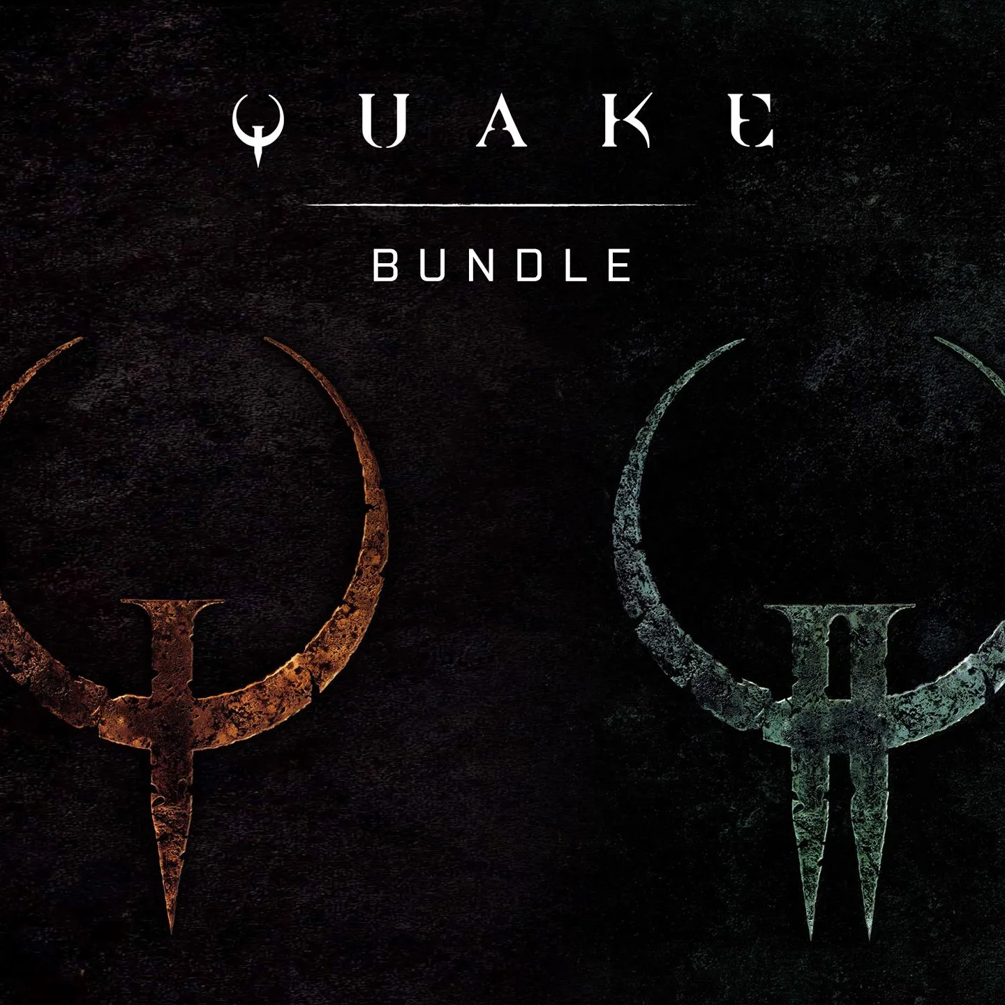 Ảnh sản phẩm bộ game Quake I + II Enhanced Bundle, hiển thị các phiên bản được tối ưu hóa