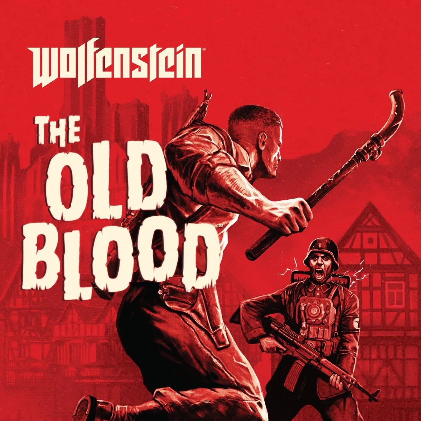 Ảnh sản phẩm của Wolfenstein: The Old Blood, tiền truyện standalone của The New Order với yếu tố bắn súng góc nhìn thứ nhất và zombie