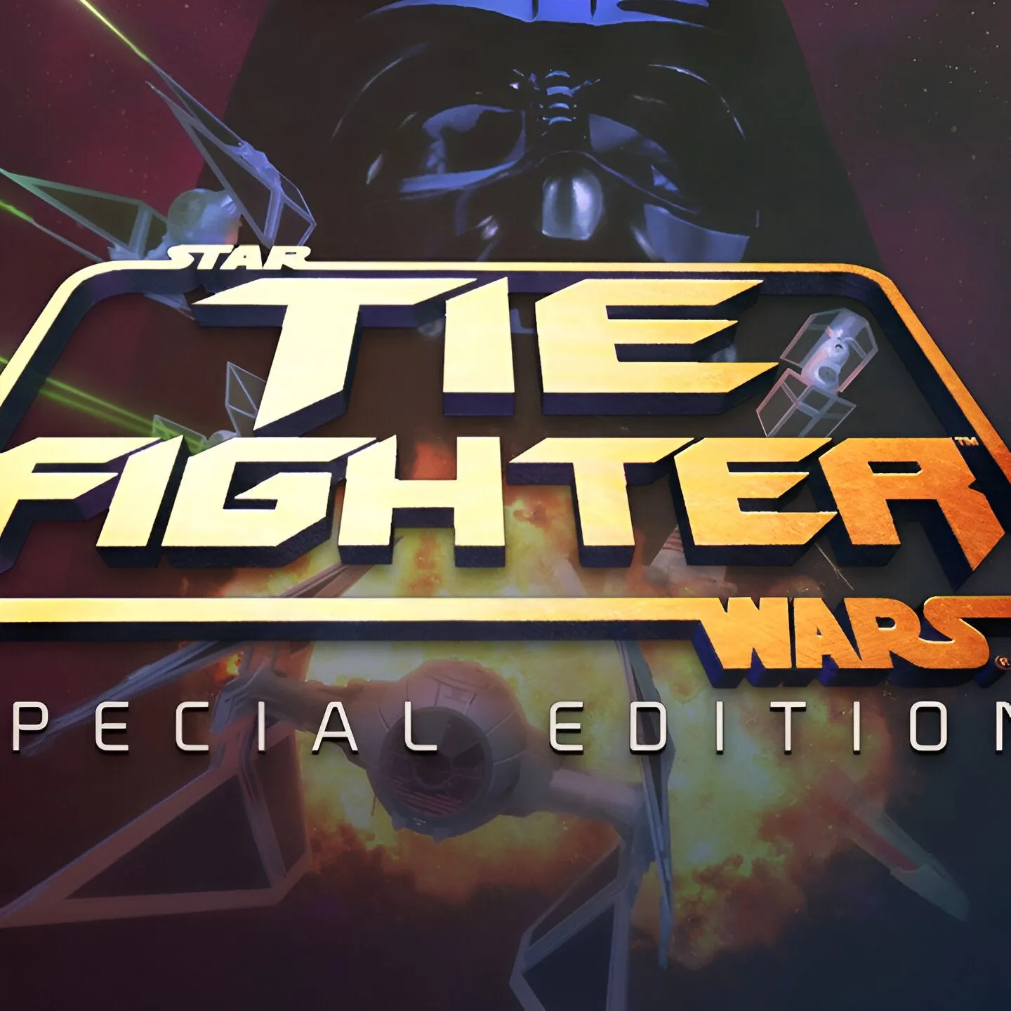 Ảnh sản phẩm Star Wars: TIE Fighter Special Edition trên GOG, thể hiện trải nghiệm mô phỏng không gian được nâng cấp
