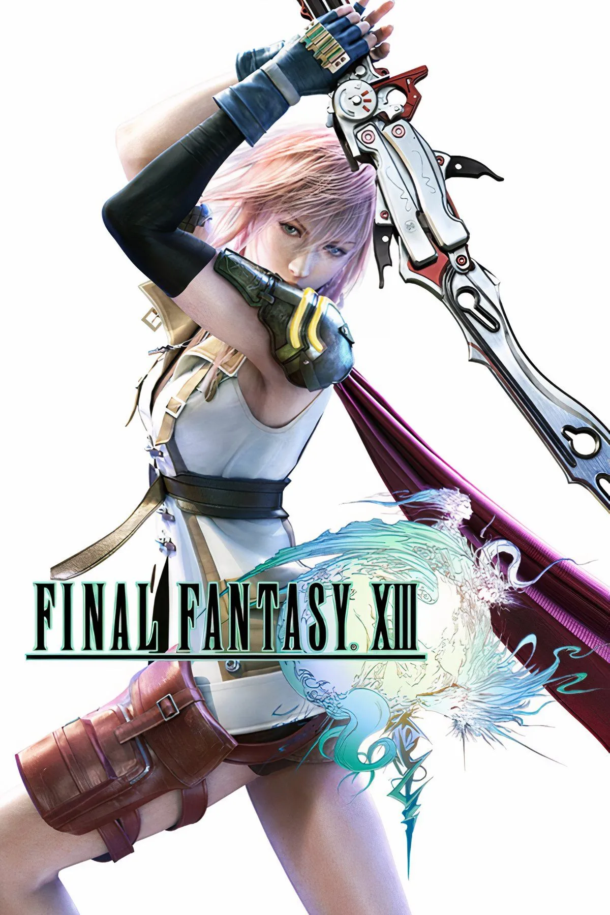 Ảnh tổng hợp nhân vật và cảnh trong Final Fantasy XIII, tựa game JRPG với nhạc nền đỉnh cao