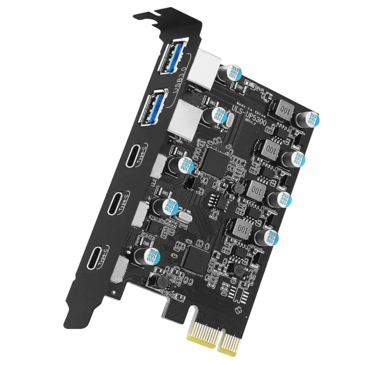 Bản vẽ trong suốt của Card USB PCIe Yeeliya