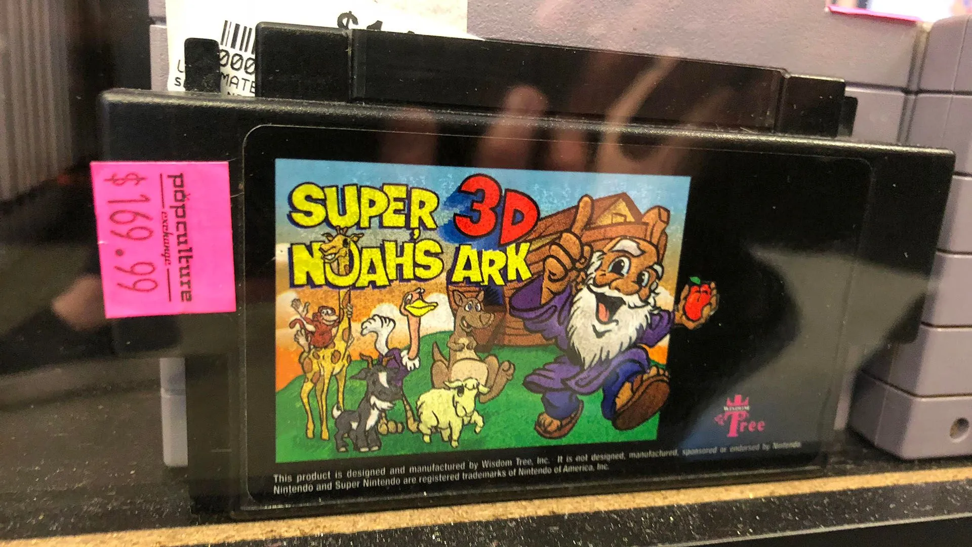 Băng game Super Noah's Ark 3D, một game SNES không bản quyền