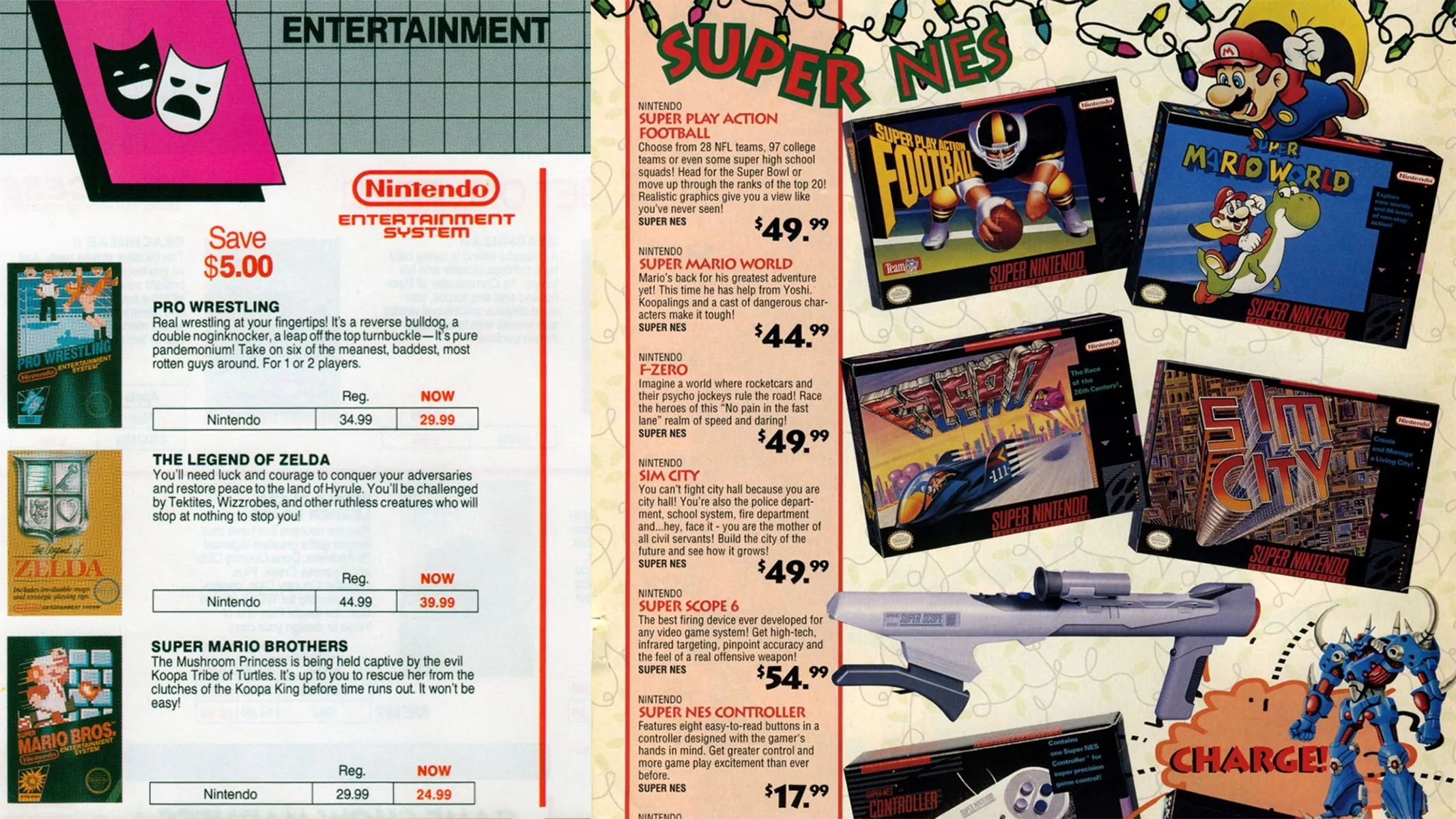 Bảng giá các tựa game NES và SNES cổ điển từ Hugues Johnson