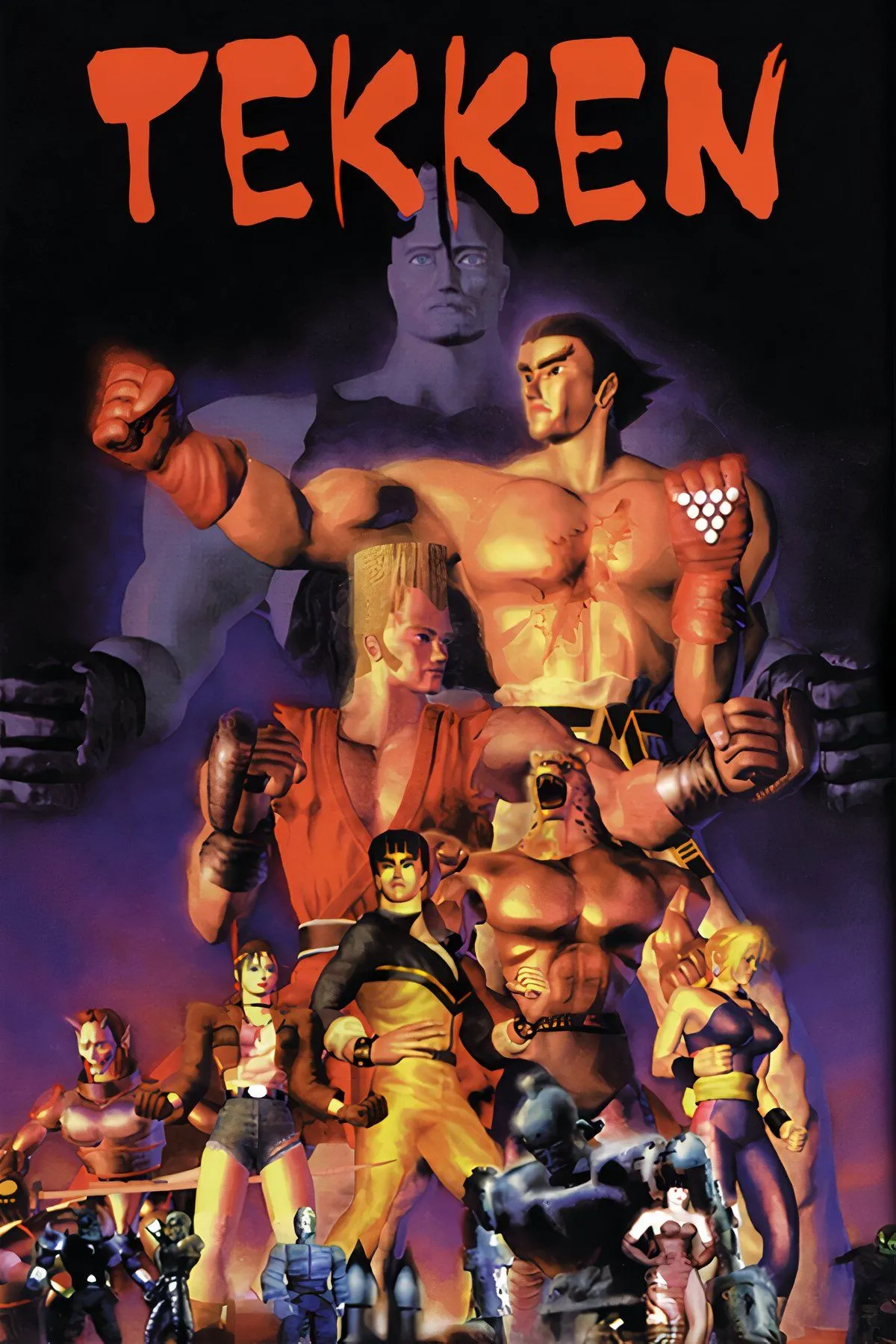 Bìa đĩa game Tekken phiên bản Long Box cực kỳ hiếm và giá trị cho PlayStation 1