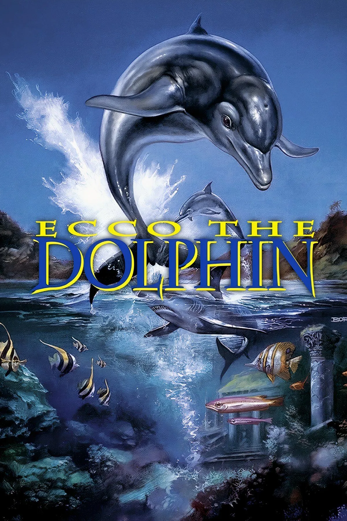 Bìa game Ecco the Dolphin ra mắt năm 1992 trên Sega Genesis, chuẩn bị được remaster