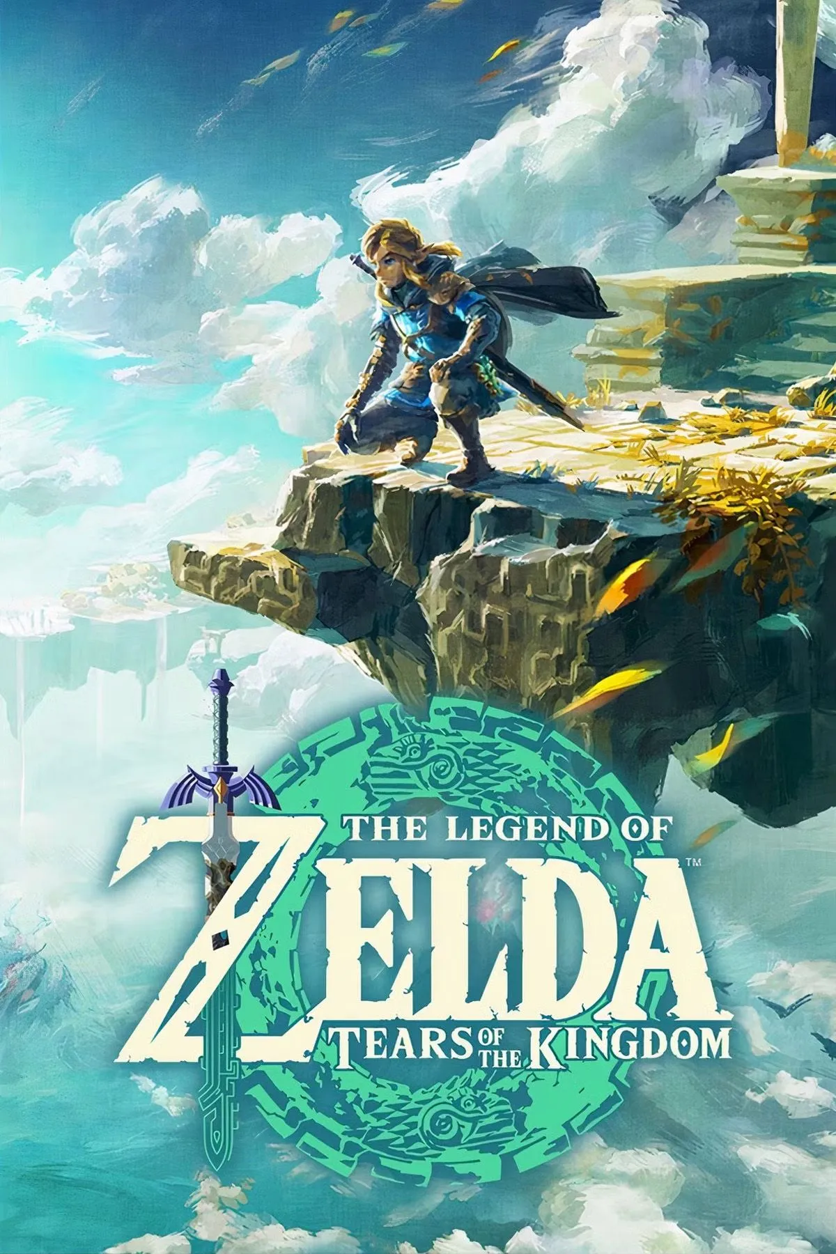 Bìa game The Legend of Zelda: Tears of the Kingdom phiên bản Nintendo Switch 2, thể hiện đồ họa cải thiện và nhân vật Link
