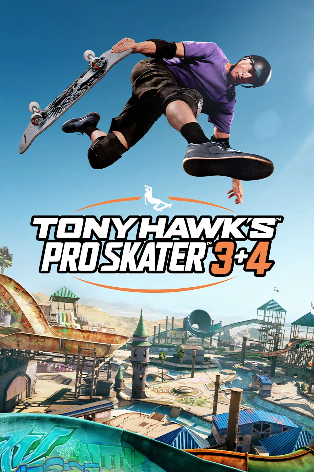 Bìa game Tony Hawk's Pro Skater 3 + 4, phiên bản remake mới ra mắt với nhạc nền gây tranh cãi.