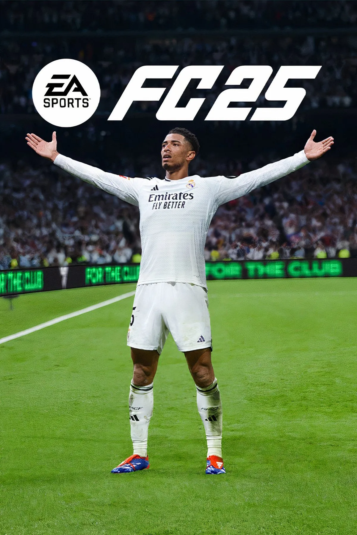 Biểu tượng game EA Sports FC 25 với hình ảnh một cầu thủ đang sút bóng, thể hiện trò chơi mô phỏng bóng đá hàng đầu.