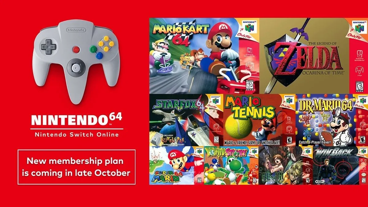 Biểu tượng Nintendo 64 Classics trong gói NSO + Expansion Pack cho Switch 2