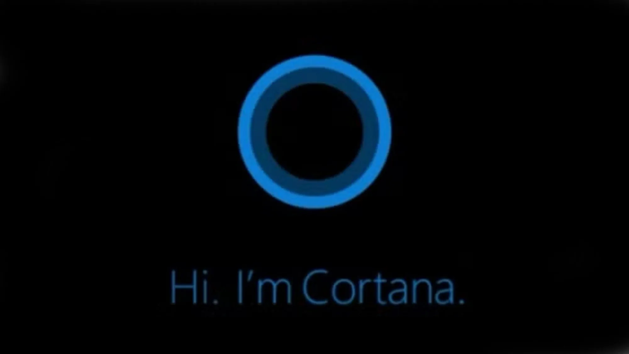 Biểu tượng trợ lý ảo Cortana của Microsoft, minh họa cho các tính năng AI không cần thiết trên console game.