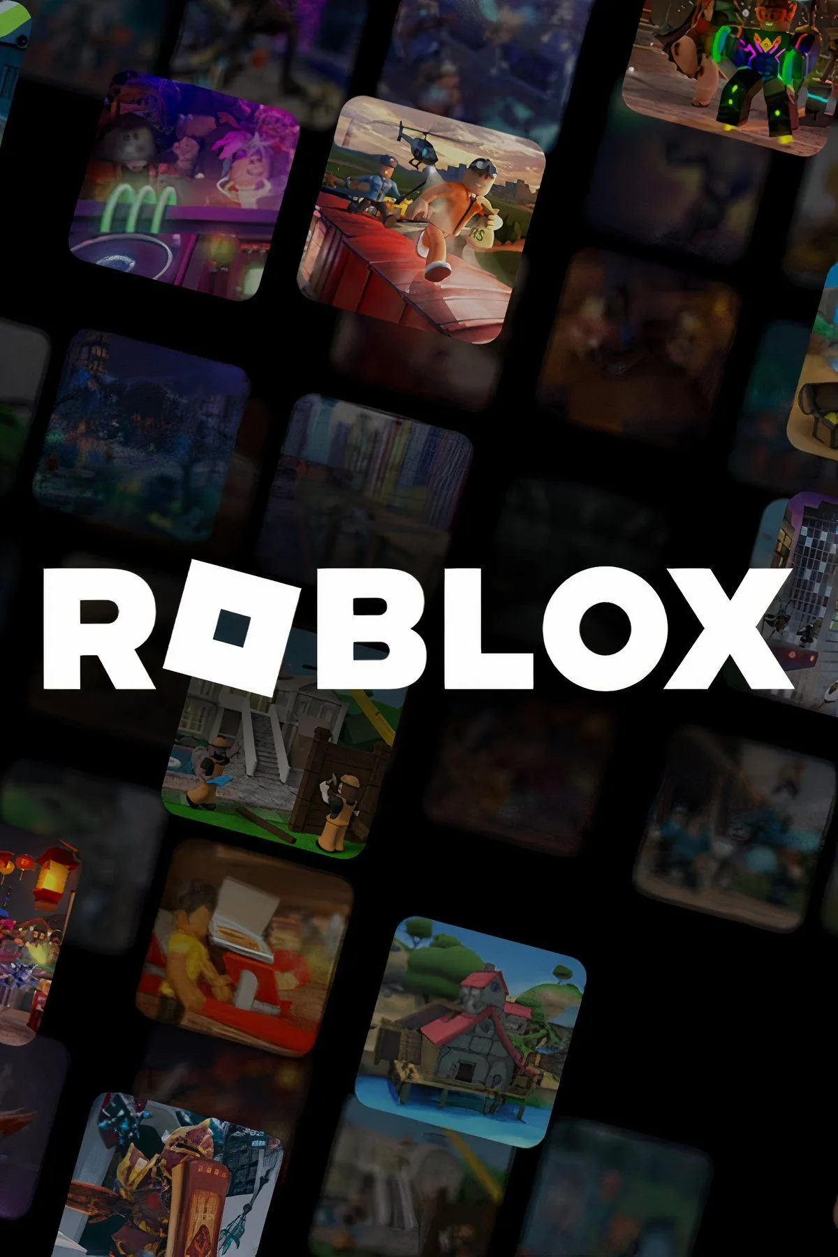 Các avatar Roblox tương tác trong một không gian ảo, biểu tượng cho khả năng sáng tạo và tương tác đa dạng của nền tảng này
