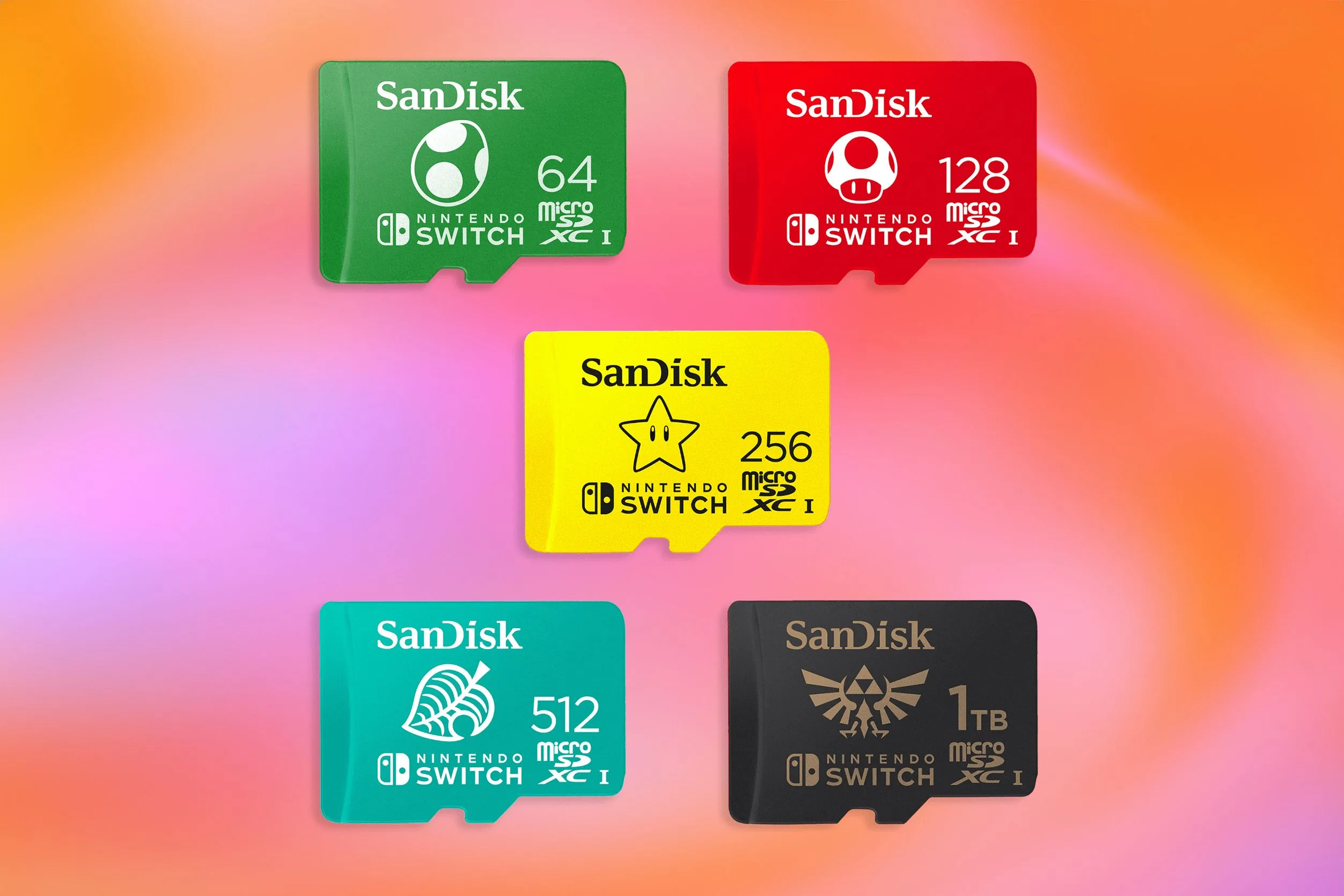 Các thẻ nhớ MicroSD Express tương thích với Nintendo Switch 2, giải pháp tối ưu để mở rộng dung lượng lưu trữ game.